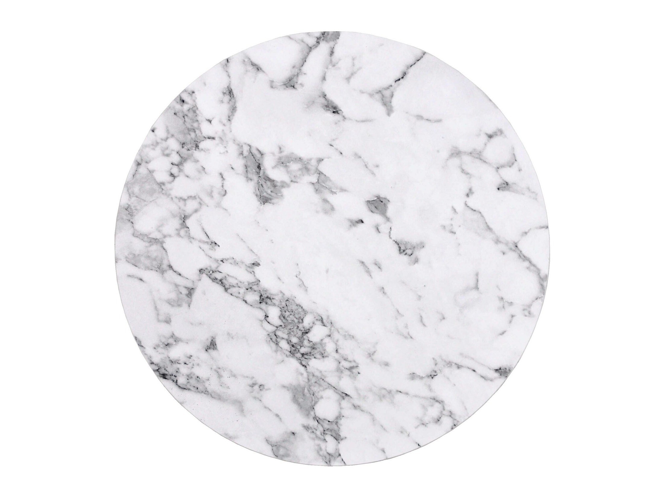 Ensemble tables basses Houston 2213 (Marbre blanc + Argent)
