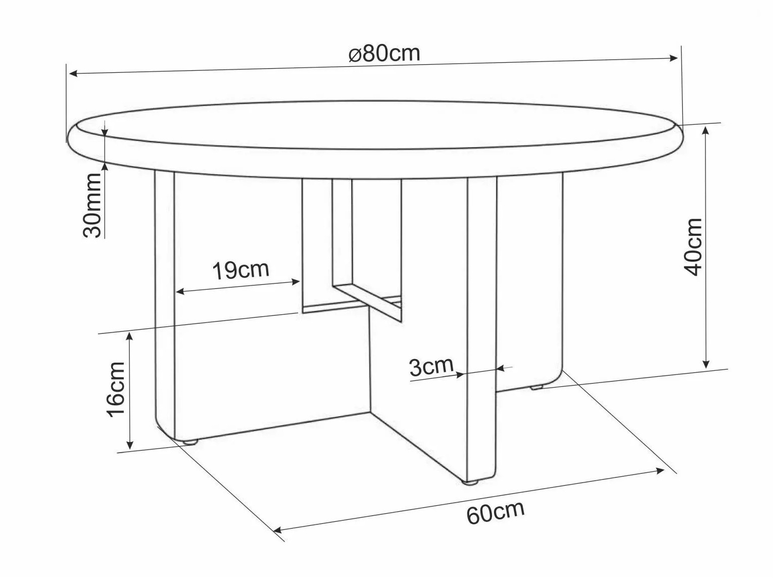 Table basse Detroit 1055