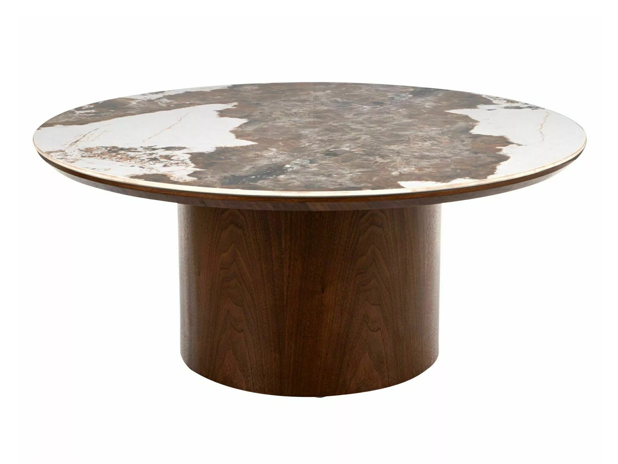 Table basse Detroit 1059 (Pierre Motif + Noyer)