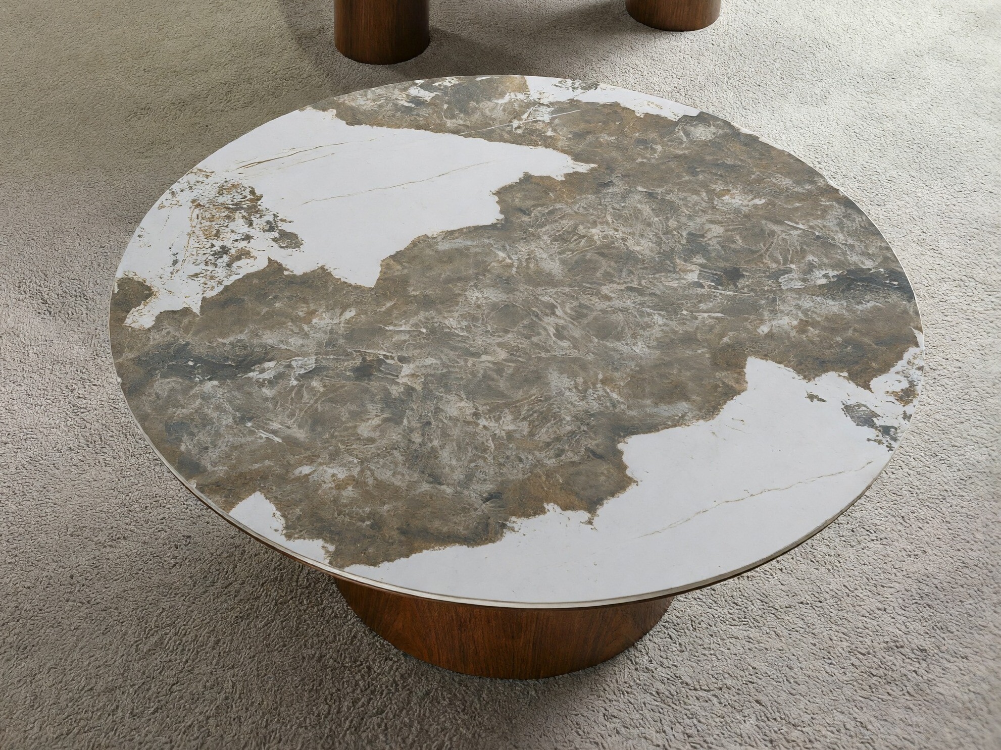 Table basse Detroit 1059 (Pierre Motif + Noyer)