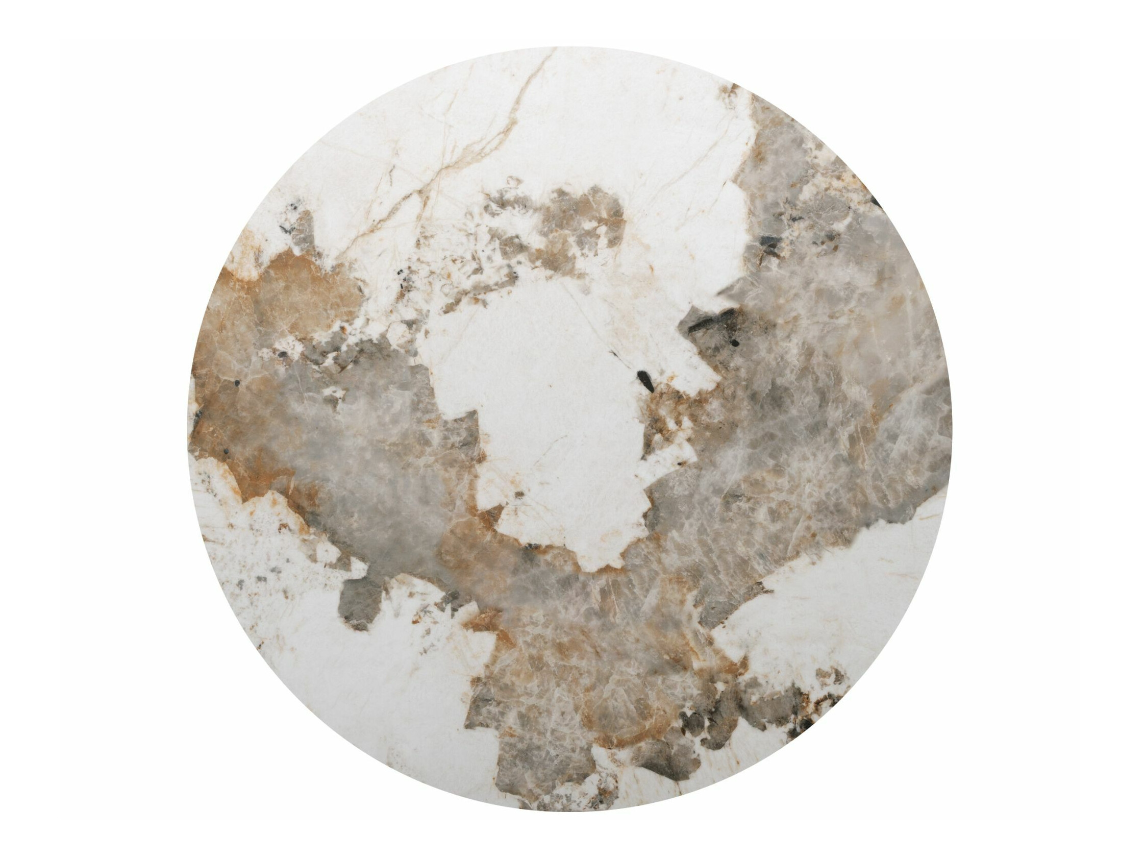 Table d'appoint Detroit 1058 (Pierre Motif + Noyer)