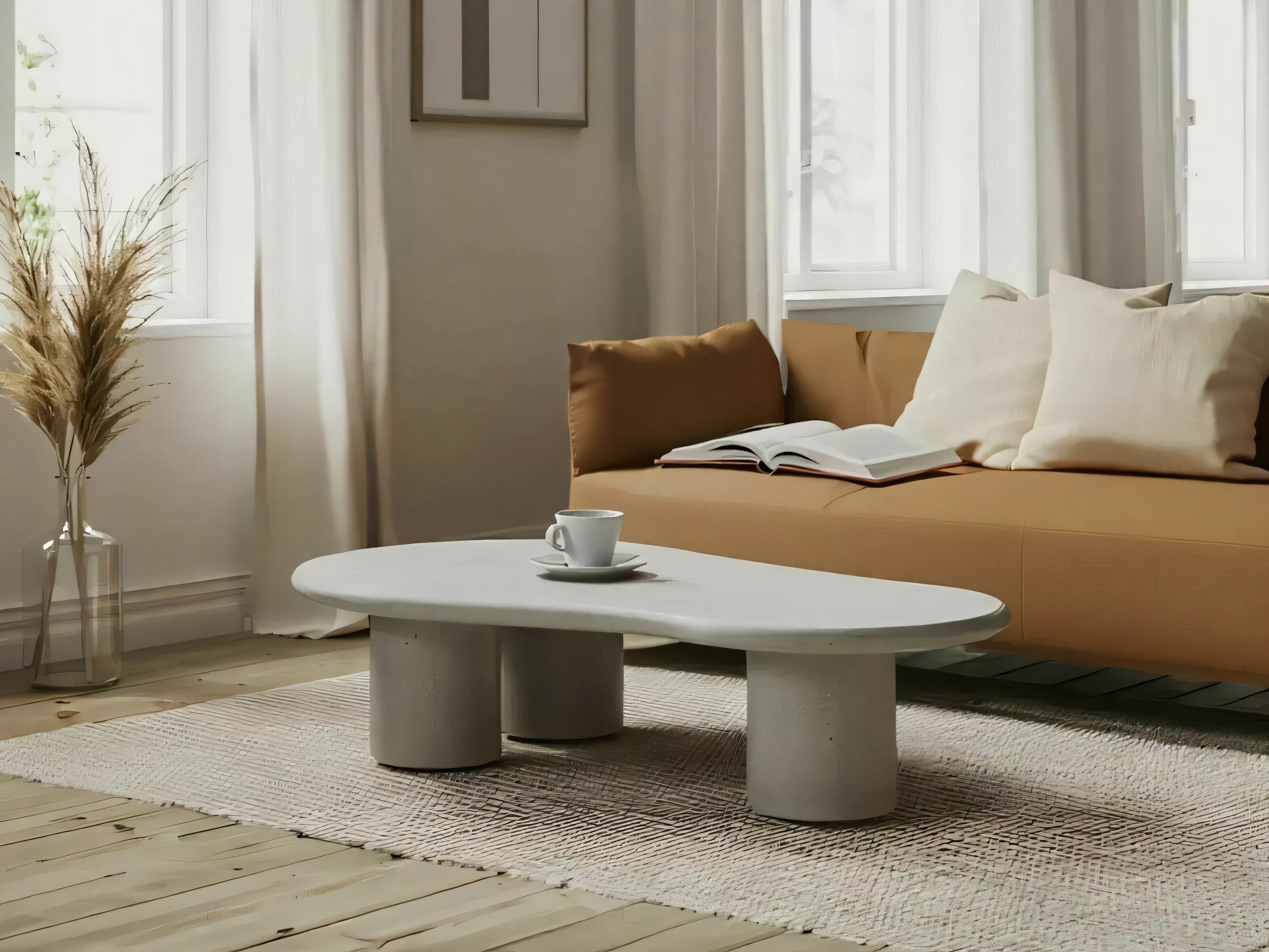 Table basse Detroit 1060 (Gris clair)