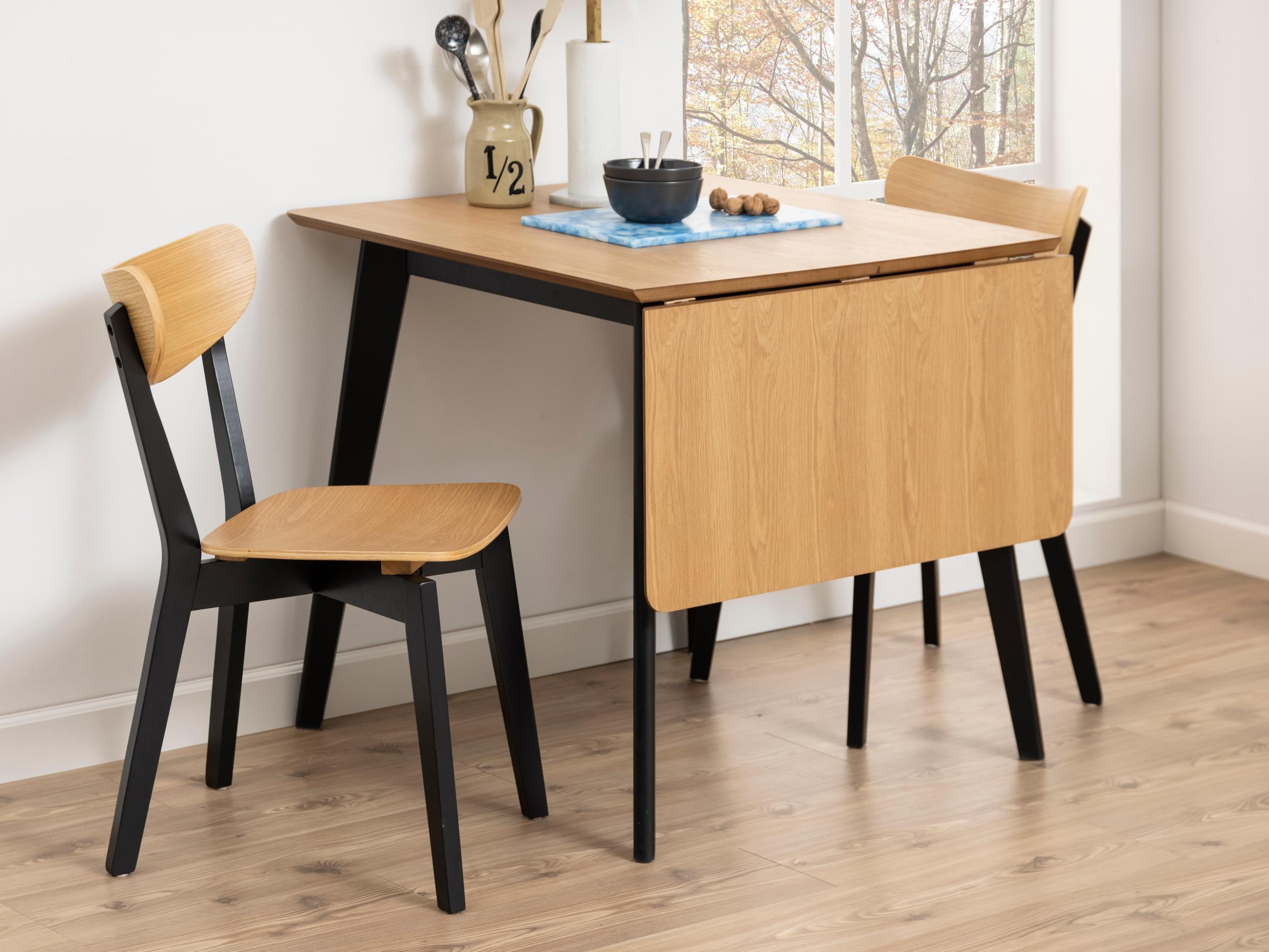 Table Norsica 484 (Chêne sauvage + Noir)