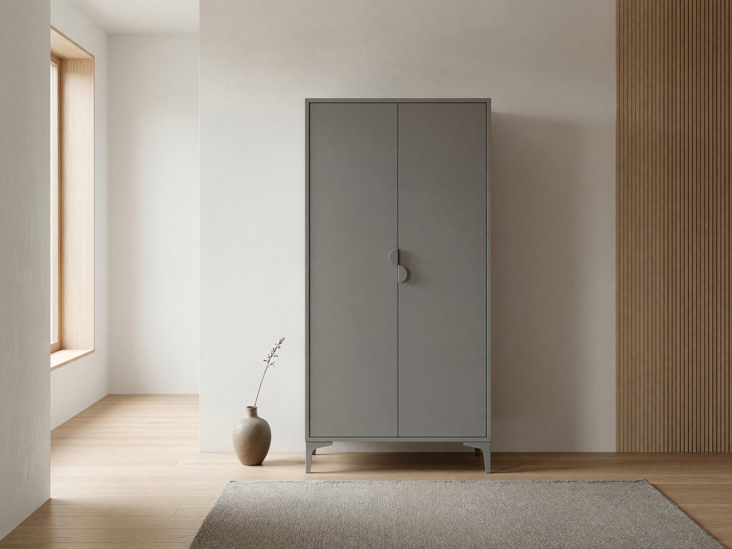 Armoire Romcamu 104 (Gris)