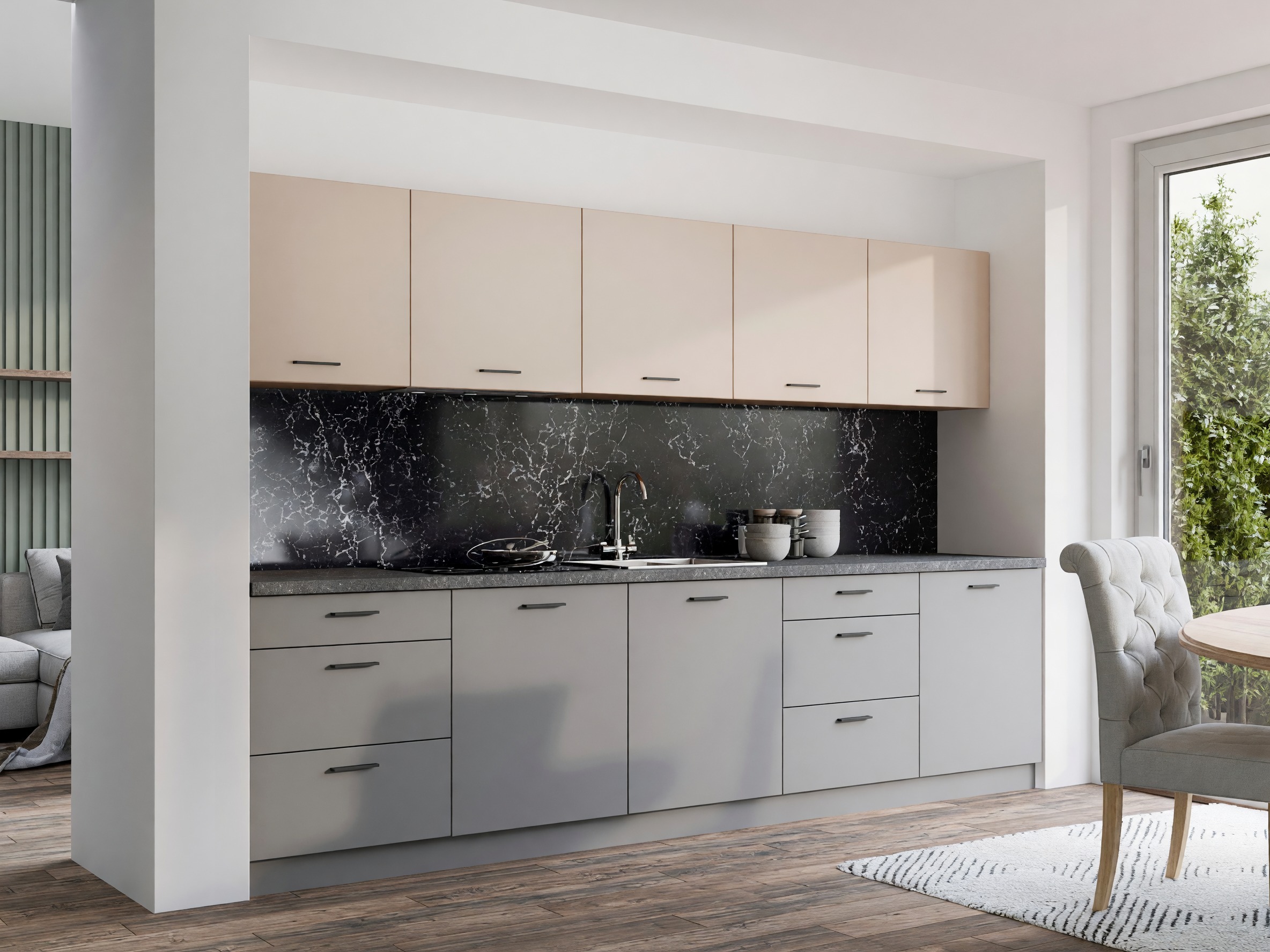 Cuisine complète modulaire Ati Cashmere Grey 101