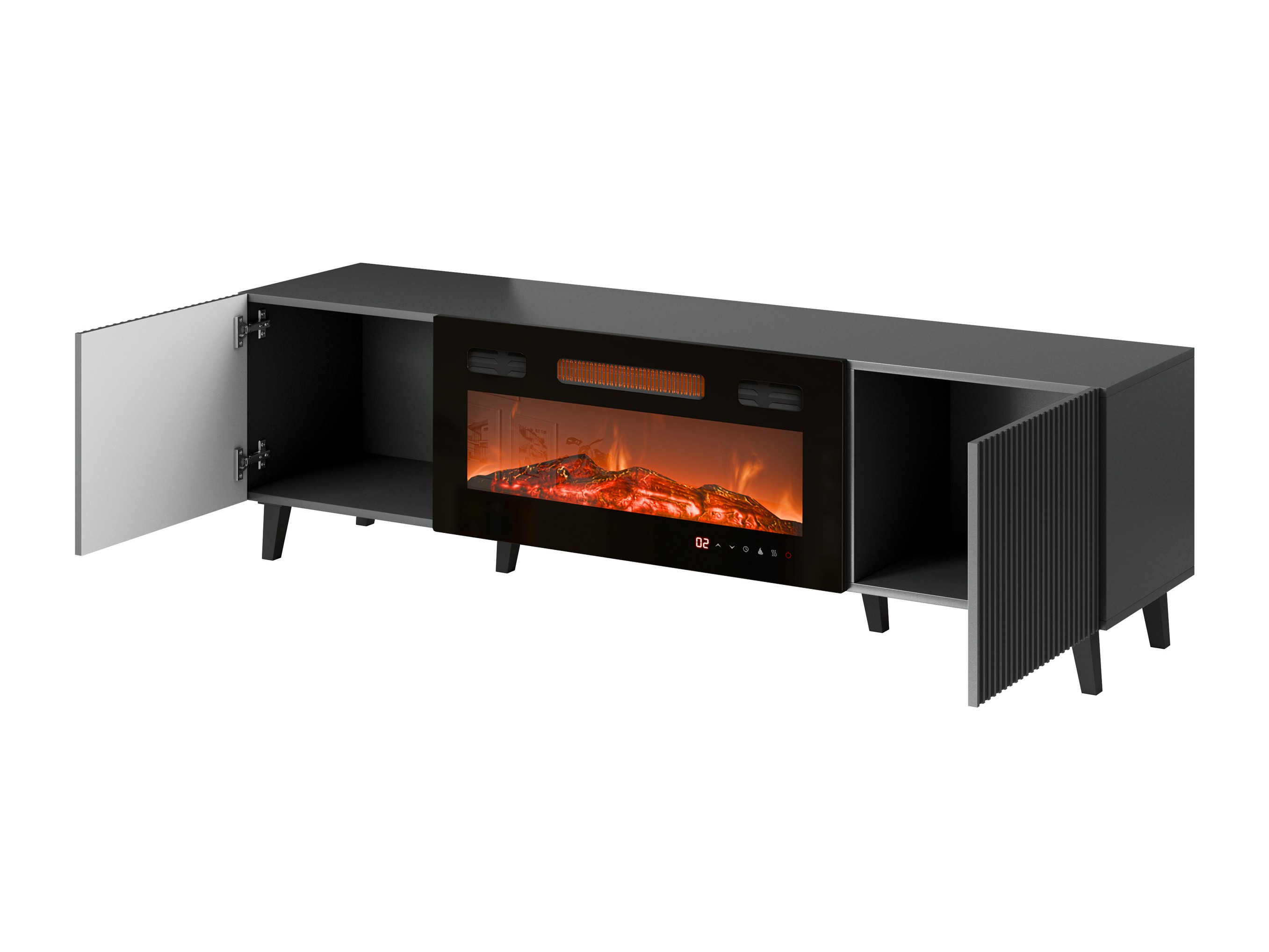Meuble TV Comes II (Anthracite)