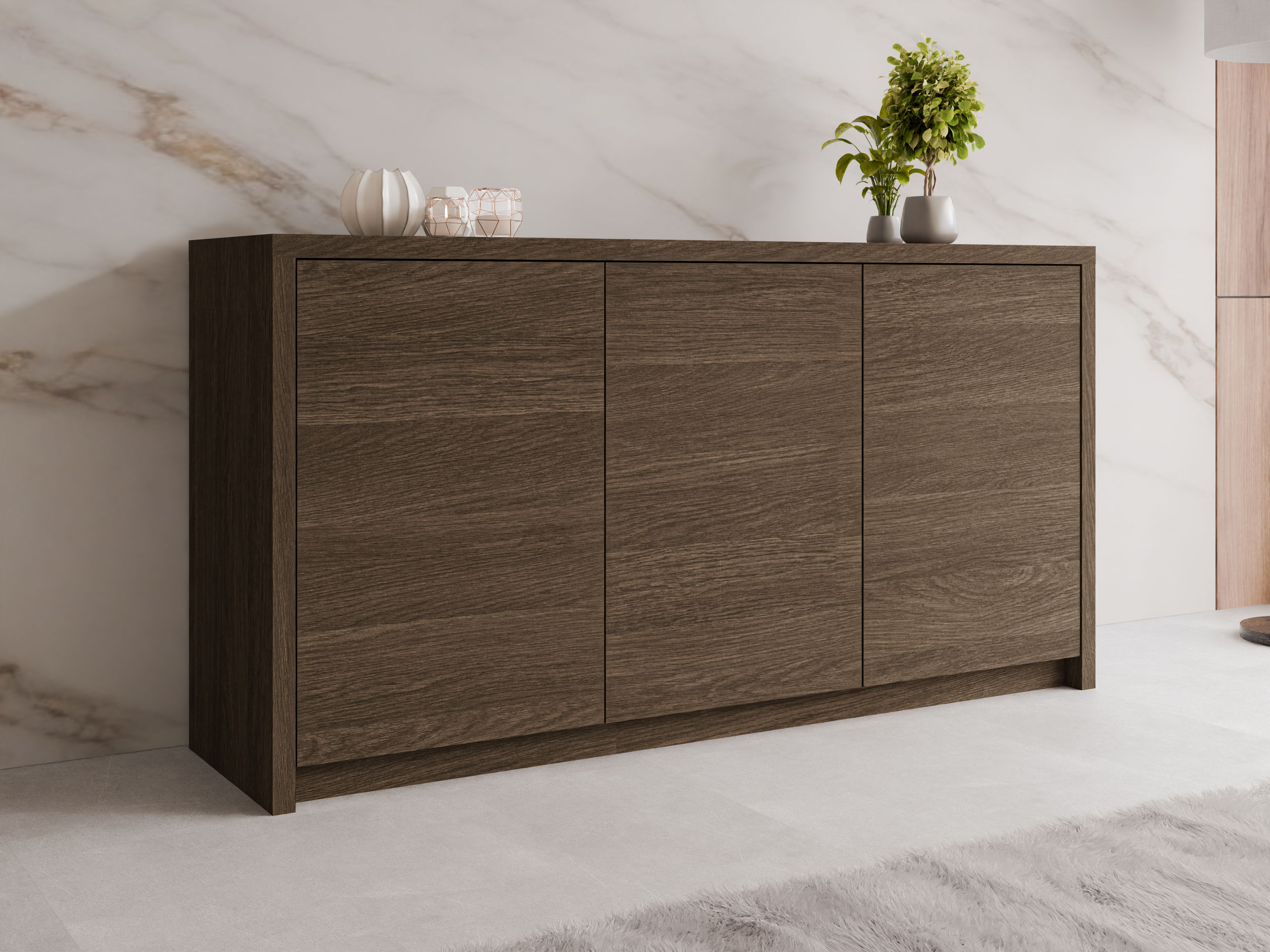 Buffet Lectio (Chêne foncé)