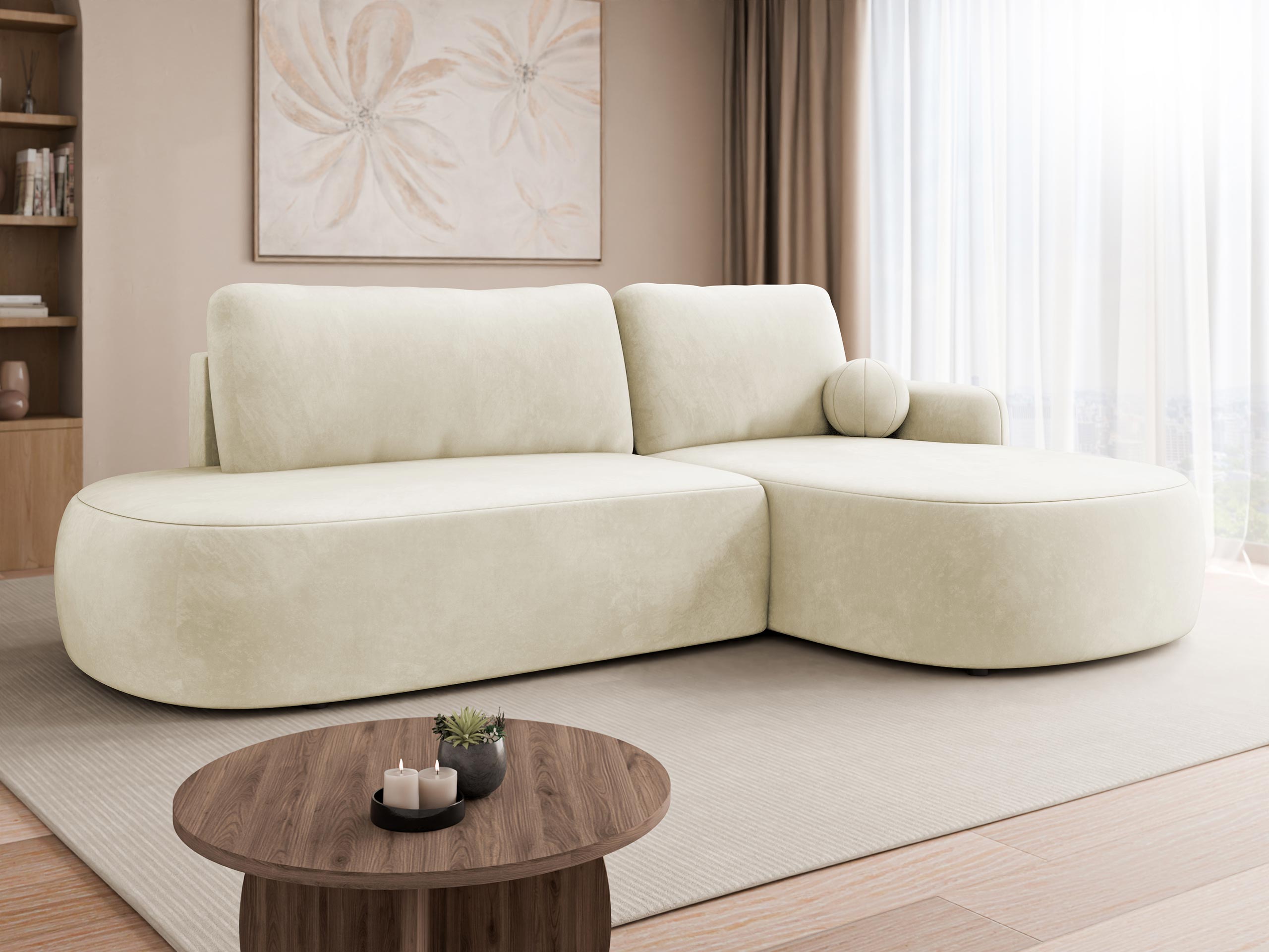 Canapé d'angle Comfivo Popis I (Magic Velvet 2250)