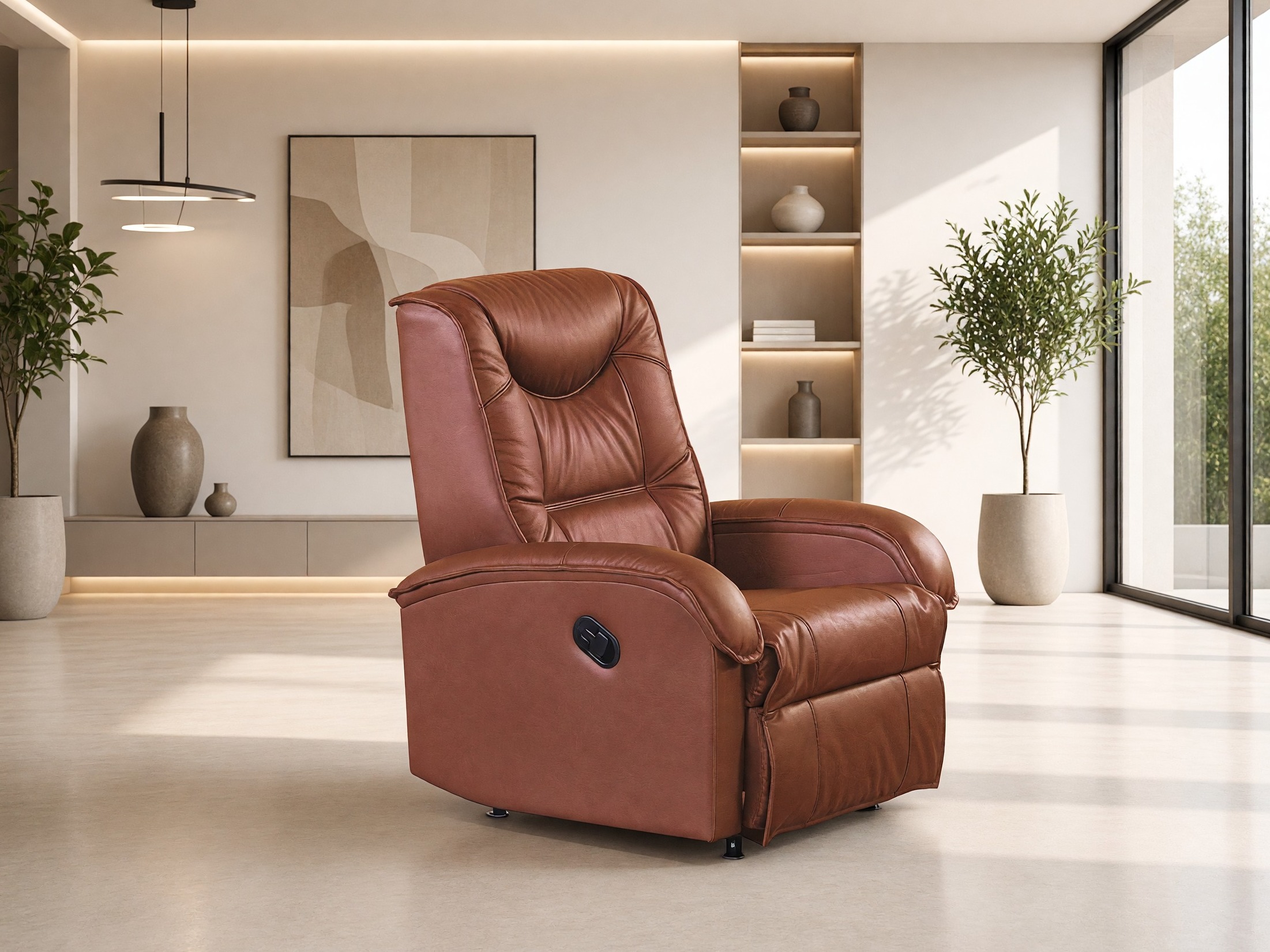 Fauteuil inclinable Houston 564 (Marron)