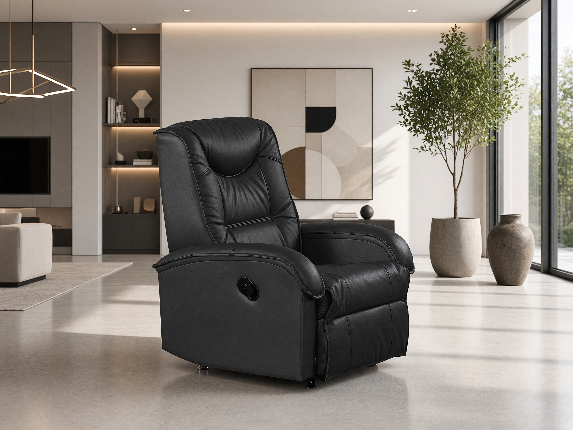 Fauteuil inclinable Houston 564 (Noir)