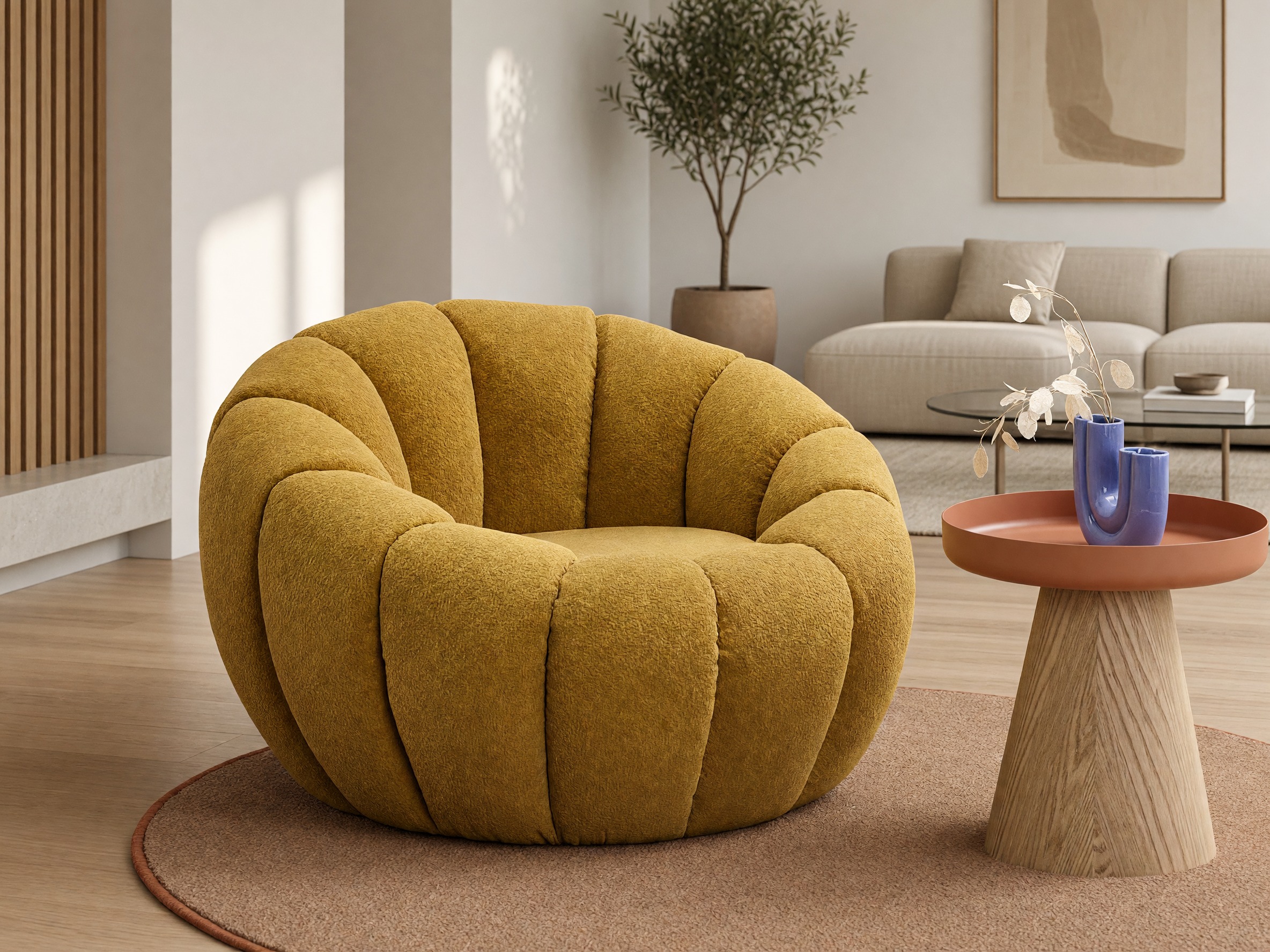Fauteuil Houston Lana (Jaune)