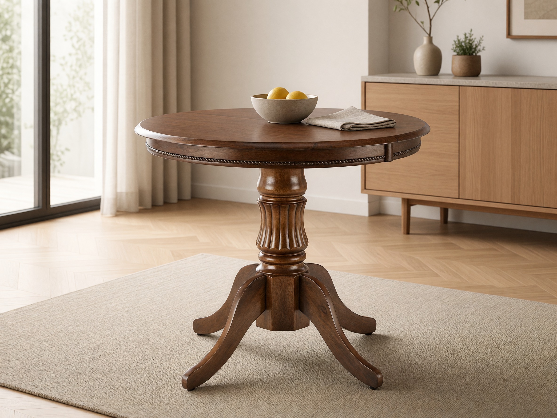 Table Houston Stella (Noix sombre)