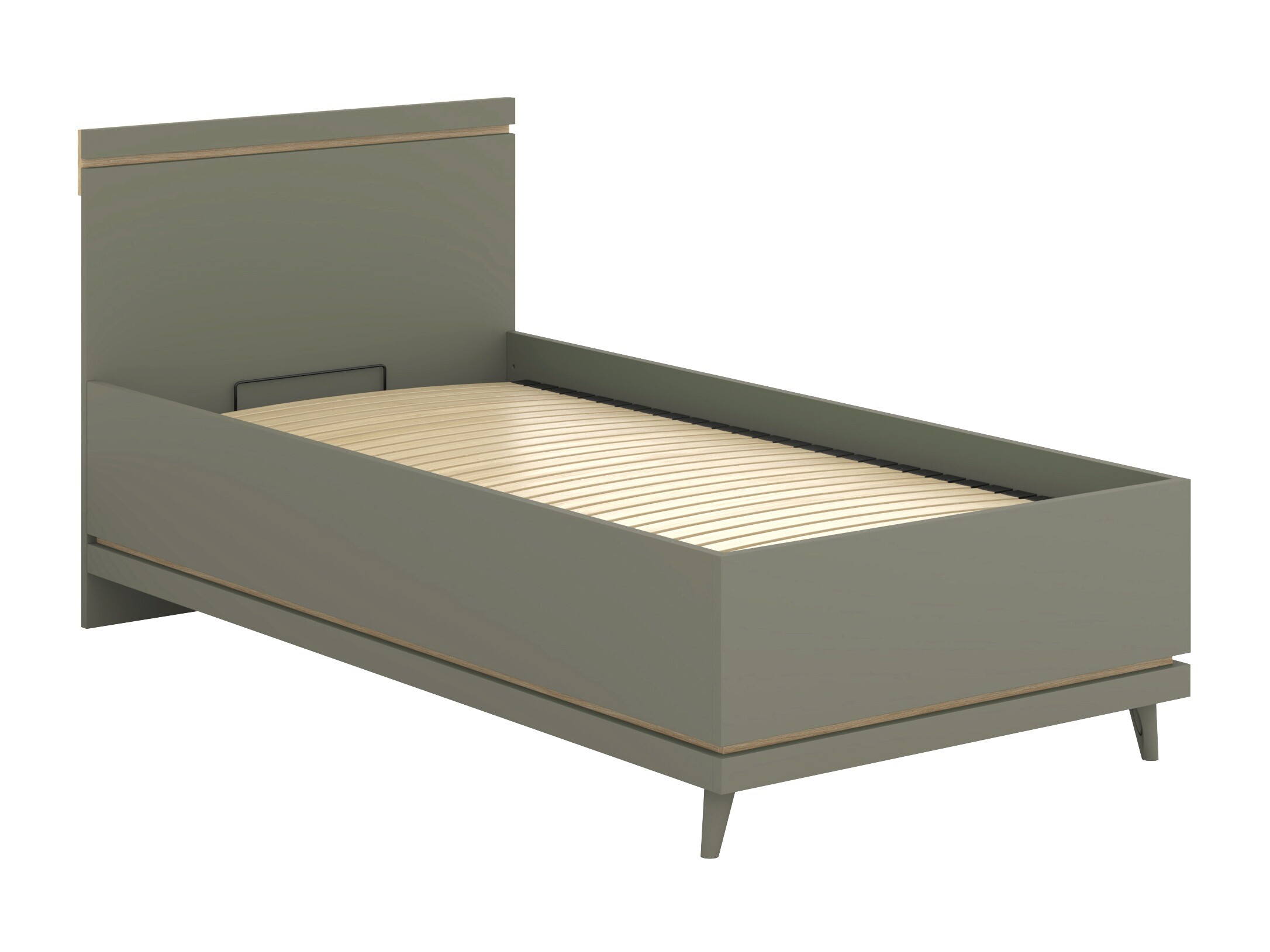 Lit Fertalu 107 (Vert + Chêne)