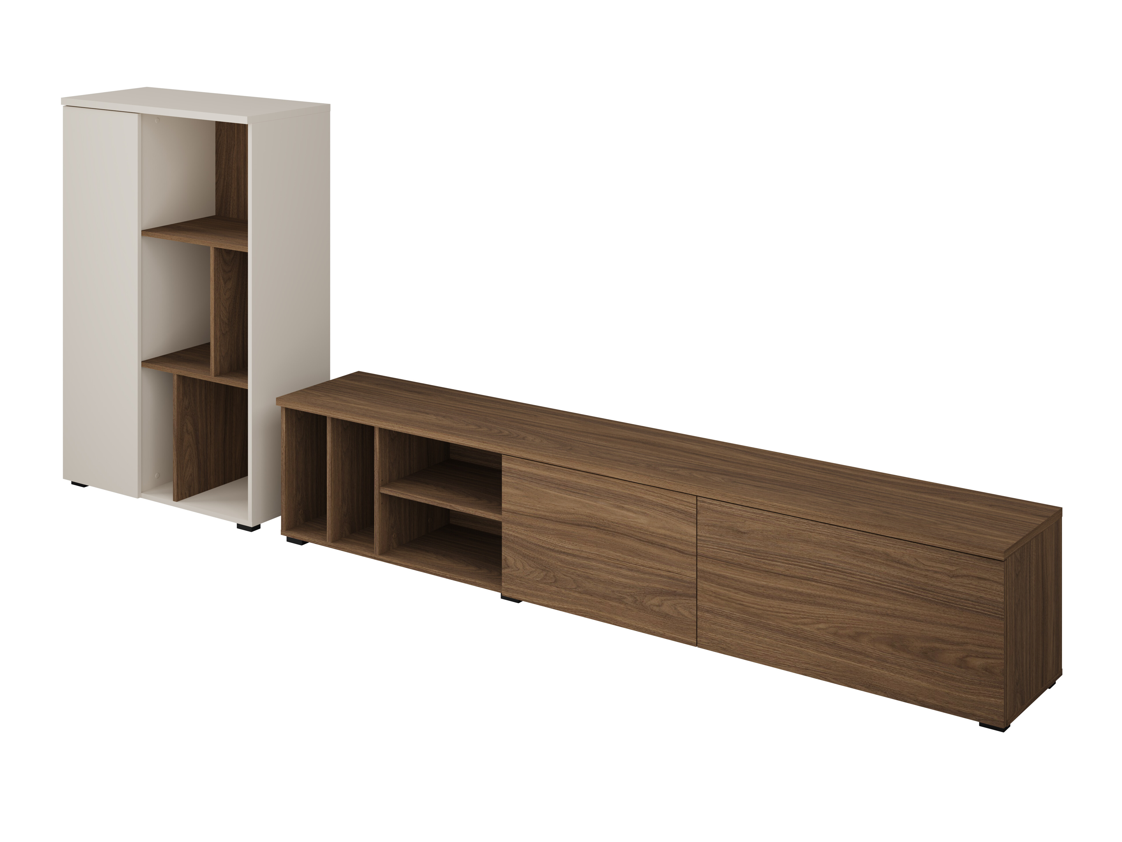 Ensemble de salon Austin 399 (Noyer + Cachemire)