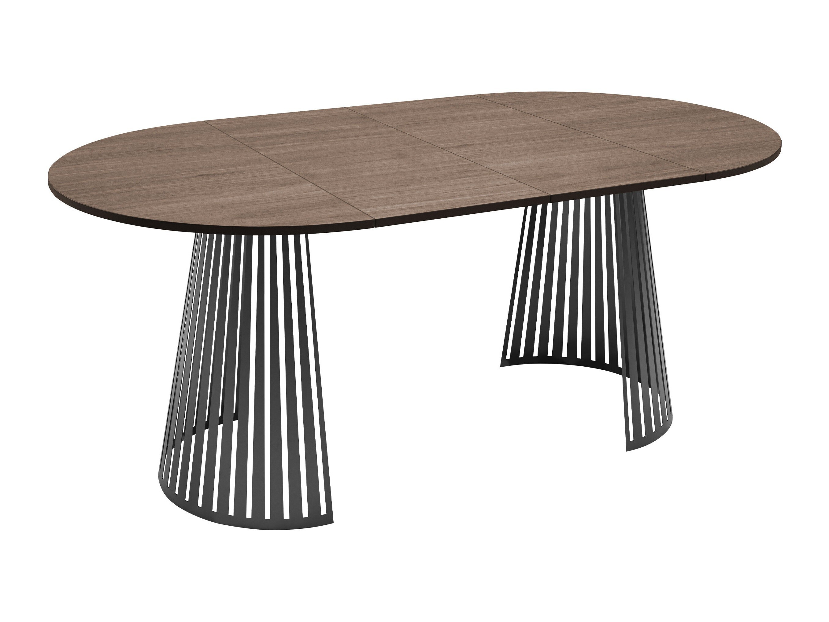 Table Prudentia (Travertin clair + Marron)