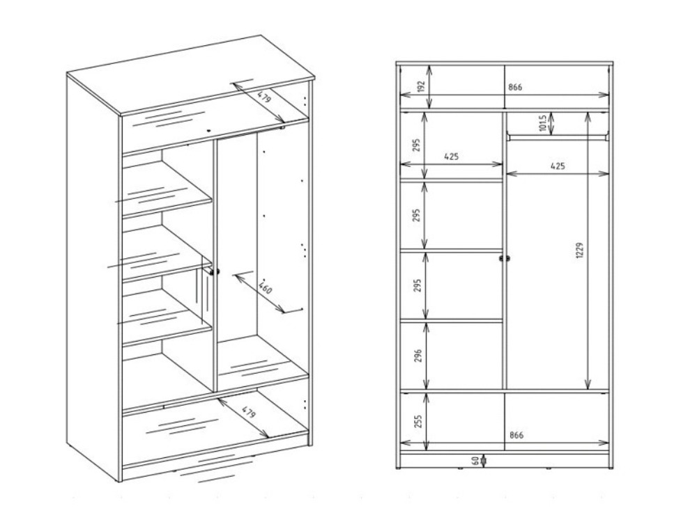 Armoire Mandeville 408 (Blanc)