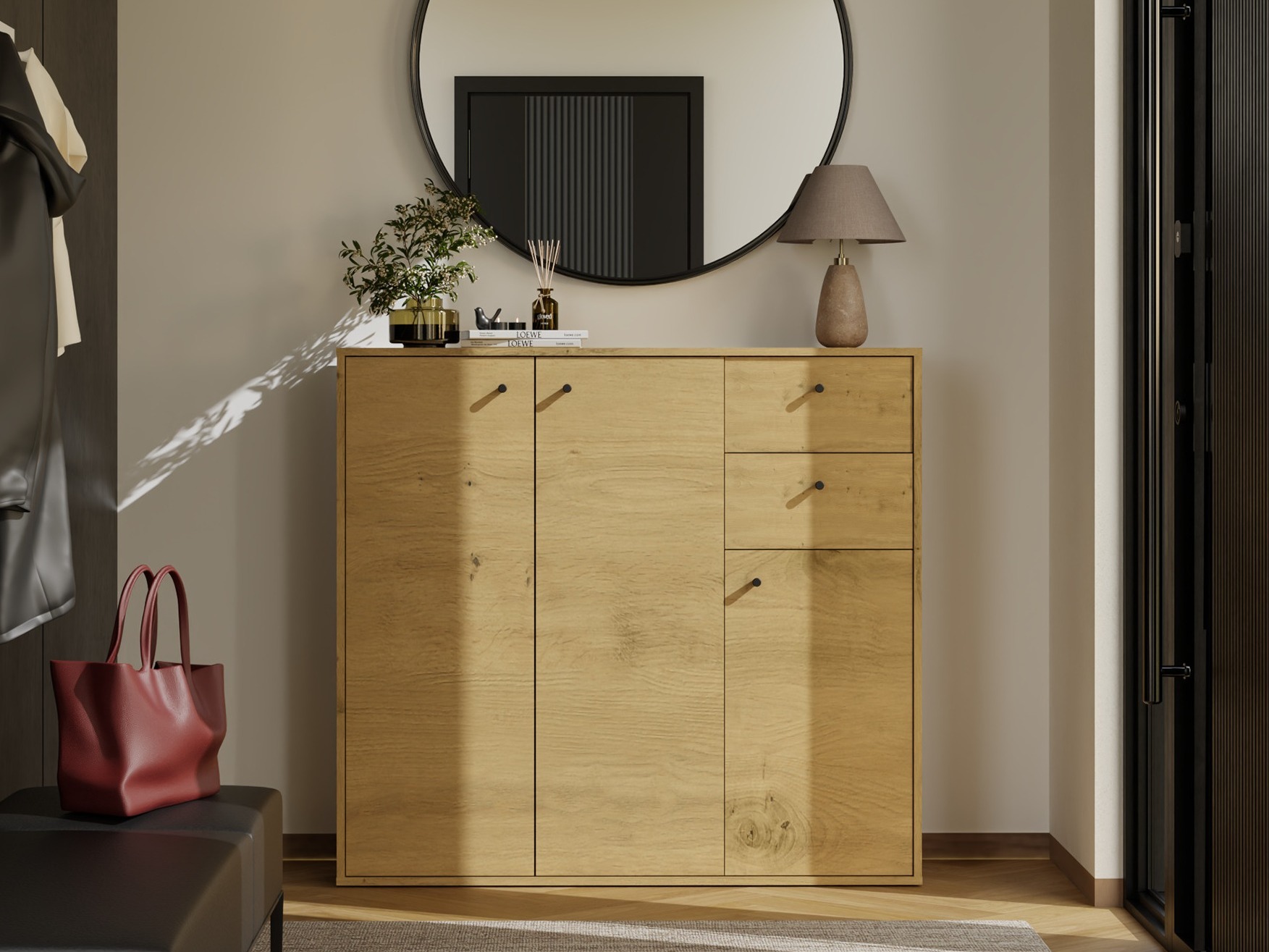 Commode Mandeville 407 (Chêne Artisan)