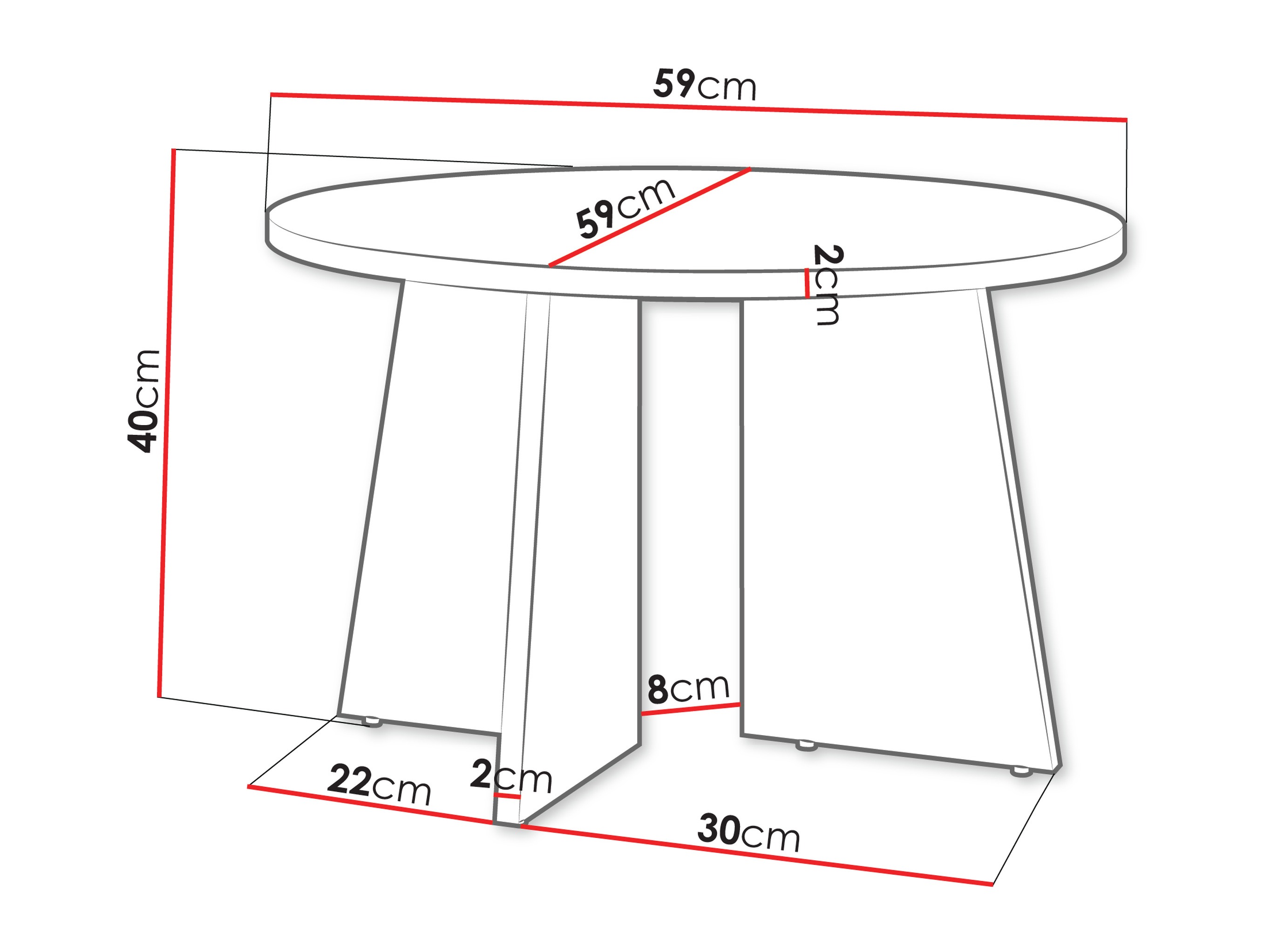 Table basse Telivo 107