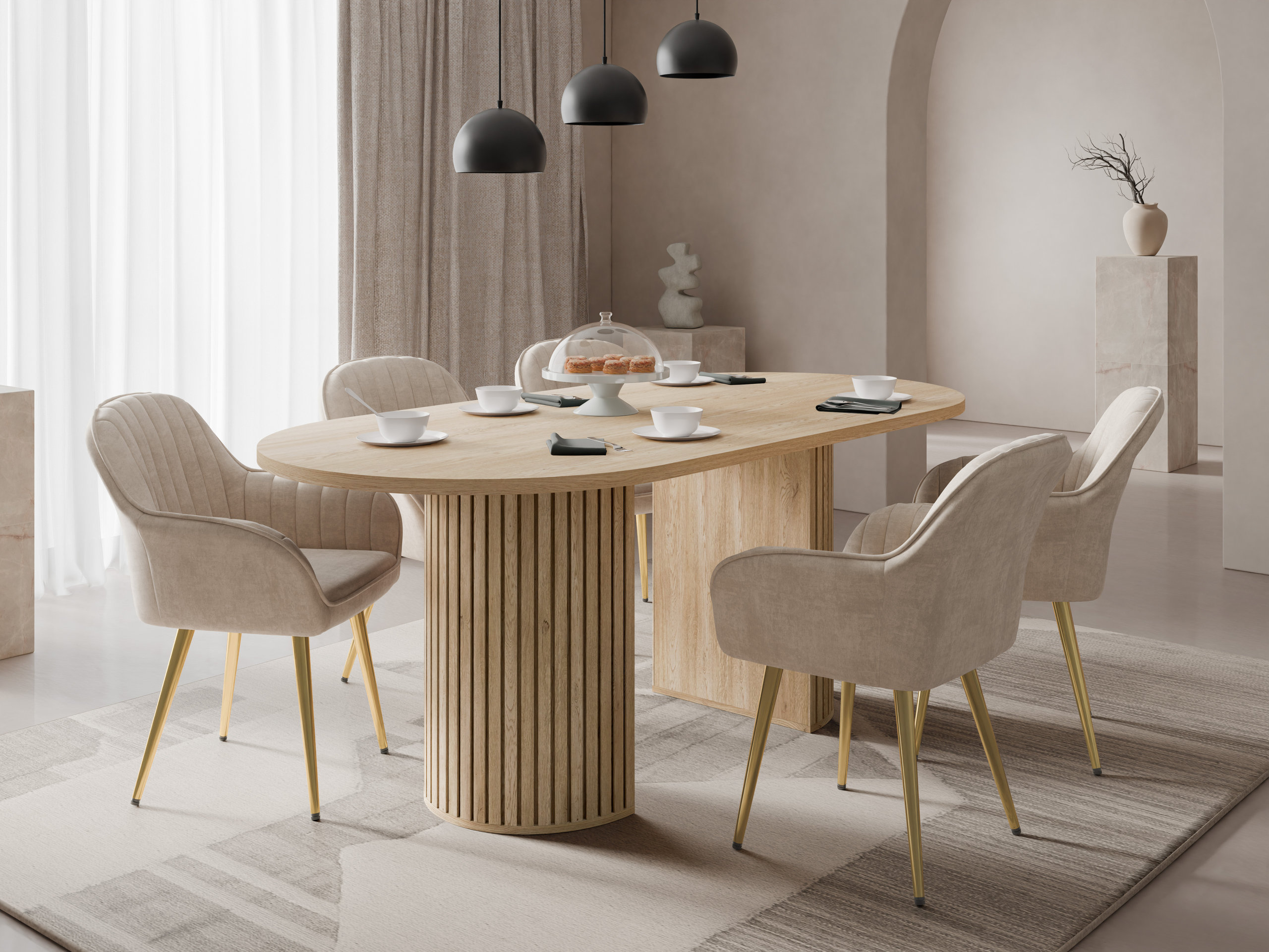 Table Comfivo Ulma (Chêne Cremona)