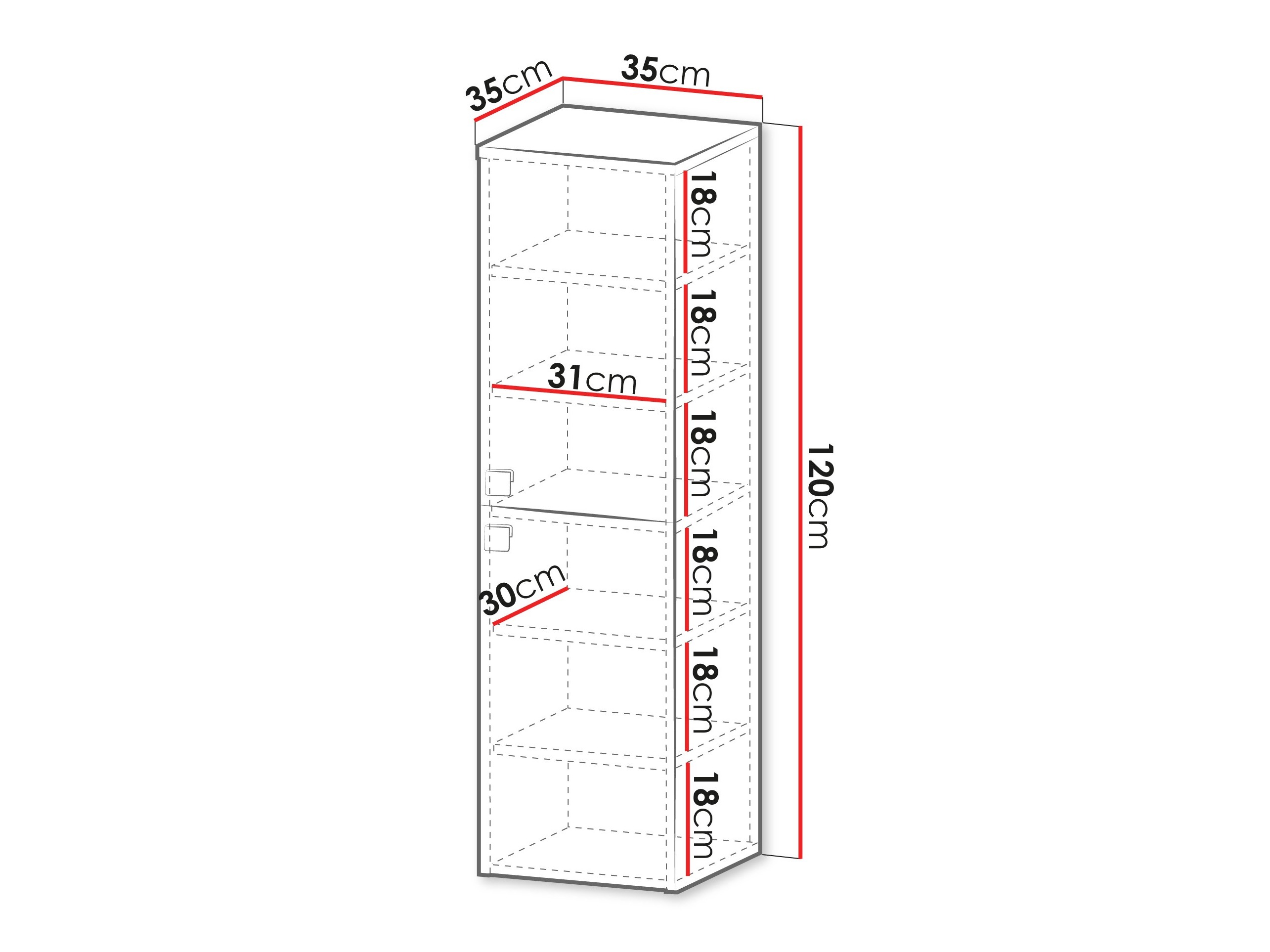 Armoire de salle de bain murale Gratal