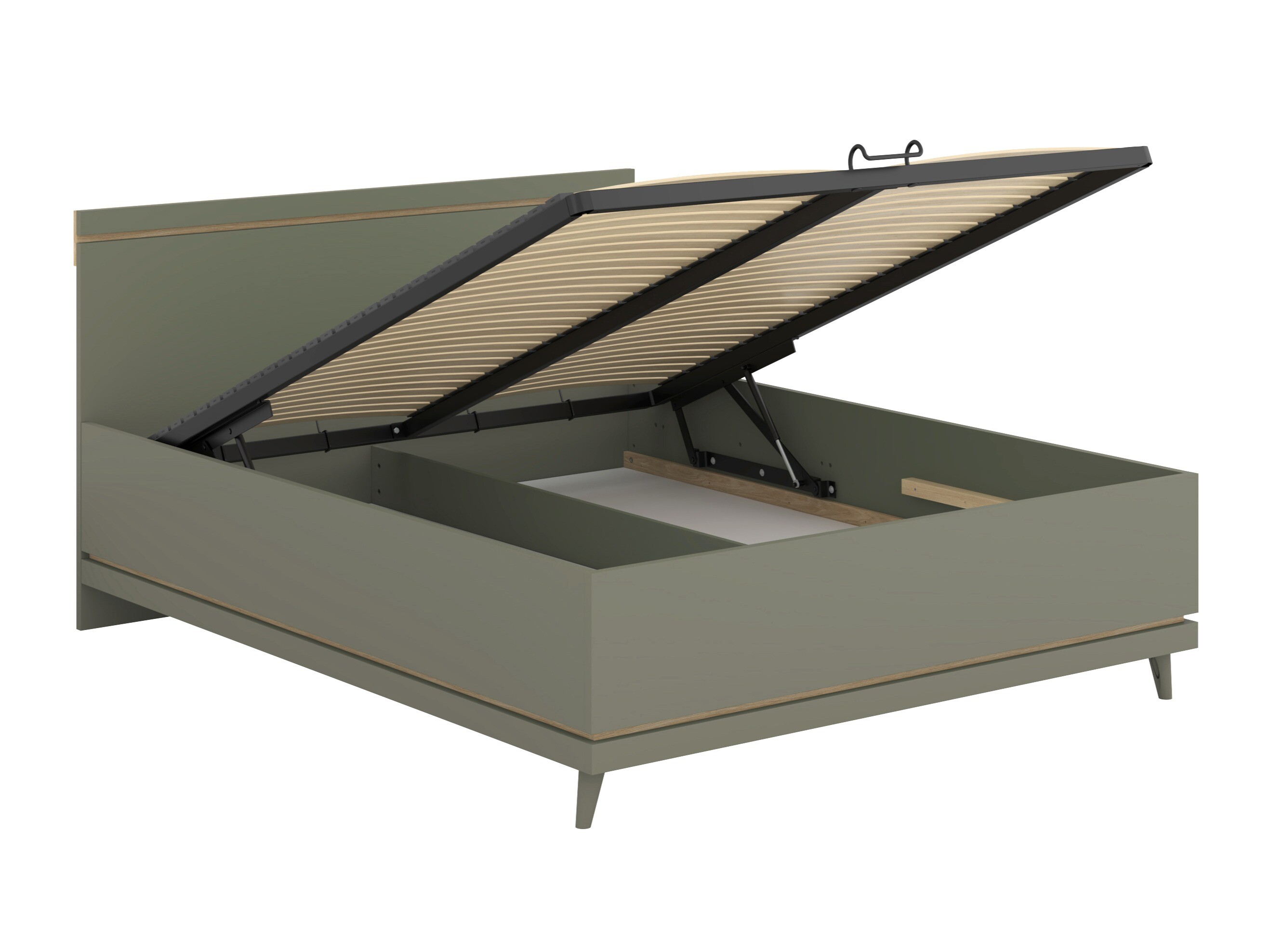 Lit Fertalu 107 (Vert + Chêne)
