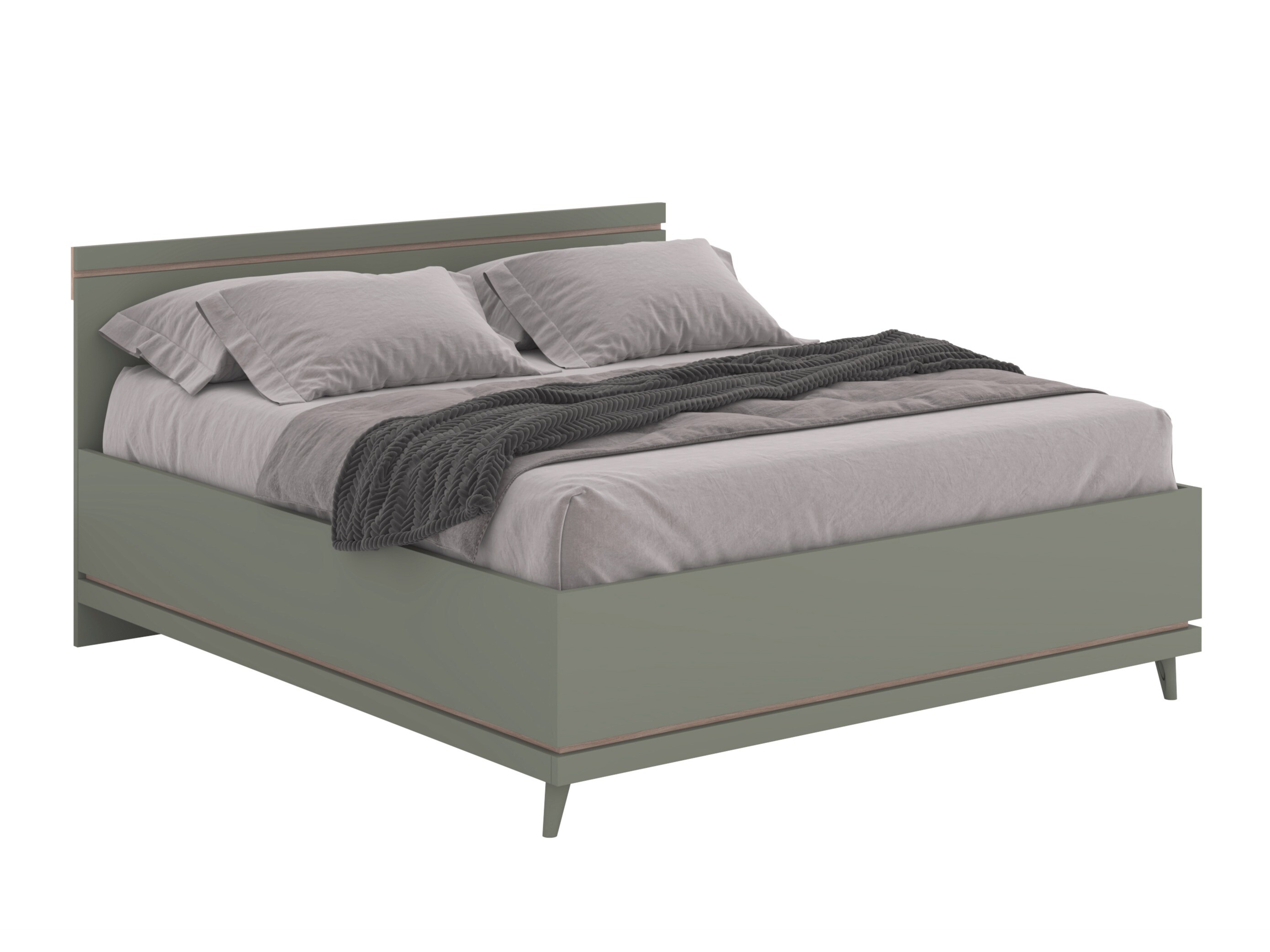 Lit Fertalu 107 (Vert + Chêne)