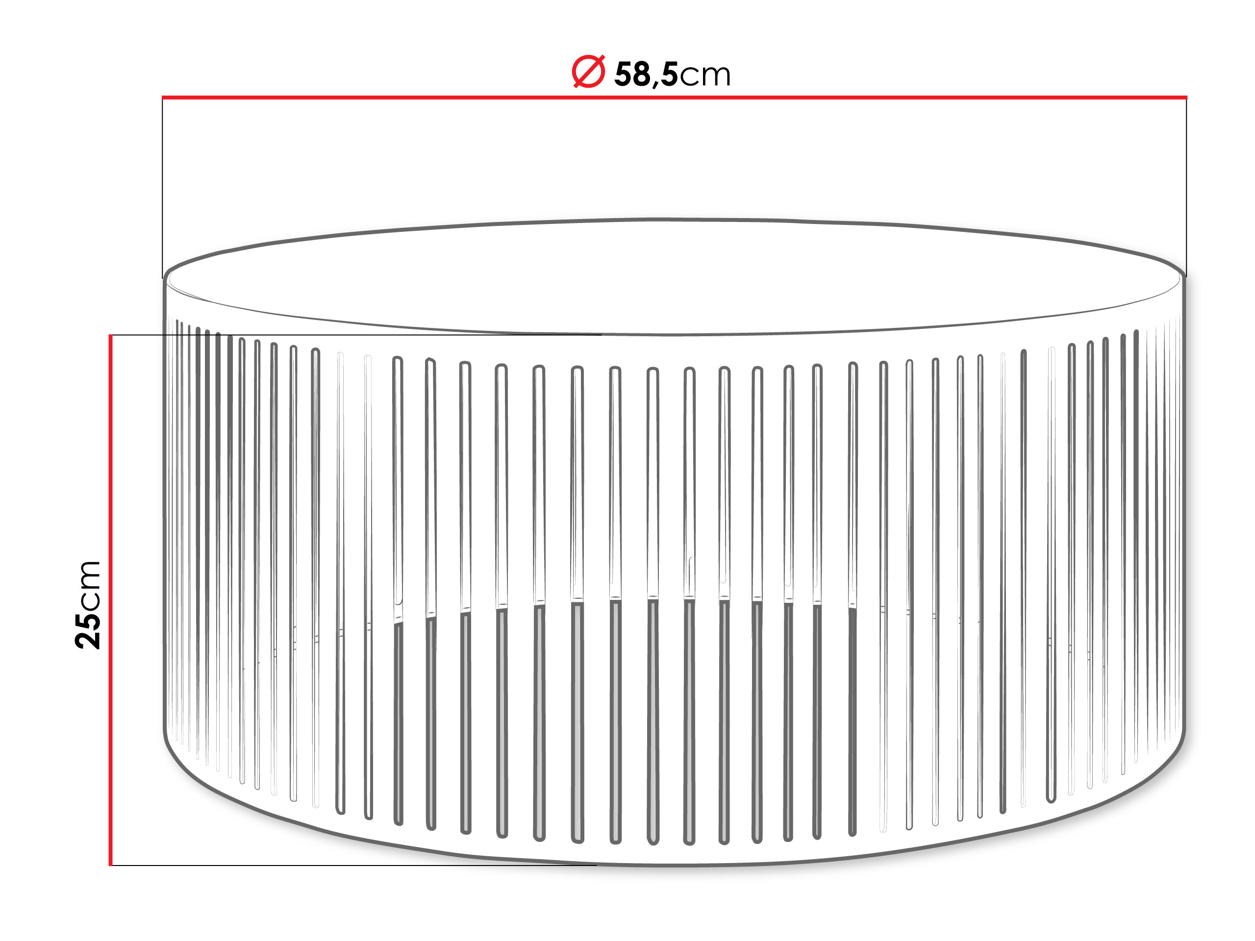 Table basse Prunis I (Noyer + Noir)