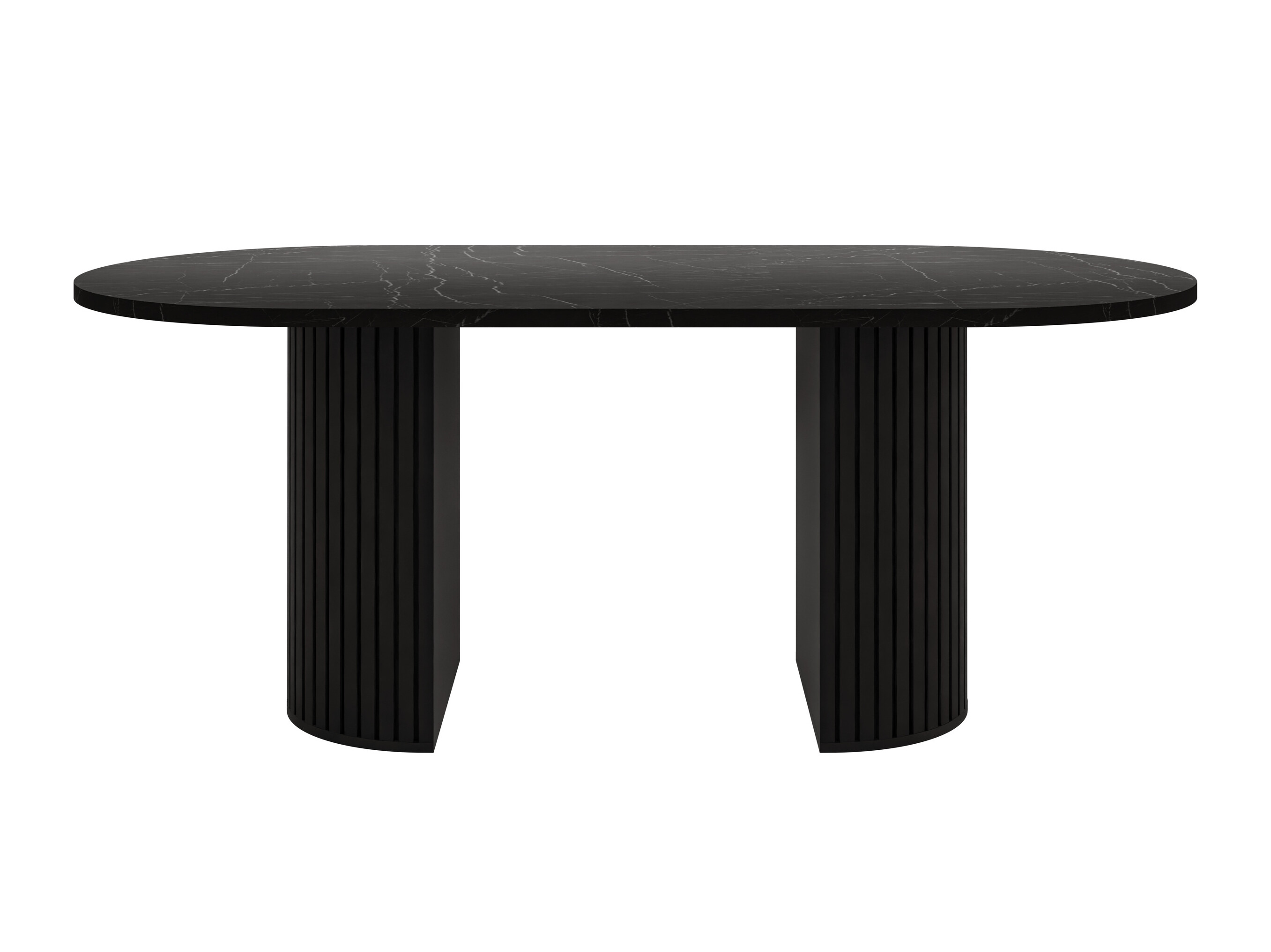 Table Comfivo Ulma (Marbre noir + Noir)