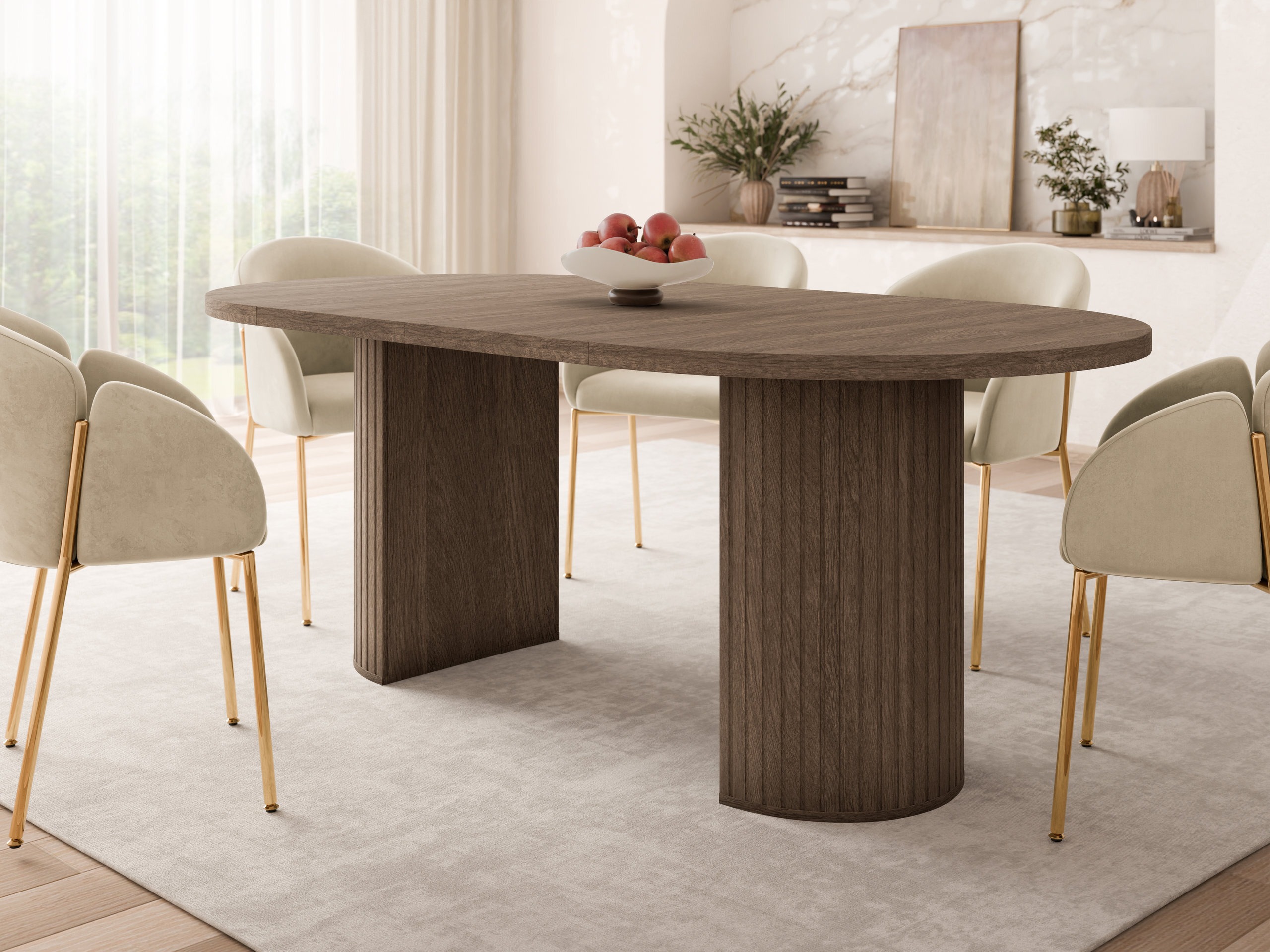 Table Cupedo (Chêne foncé)