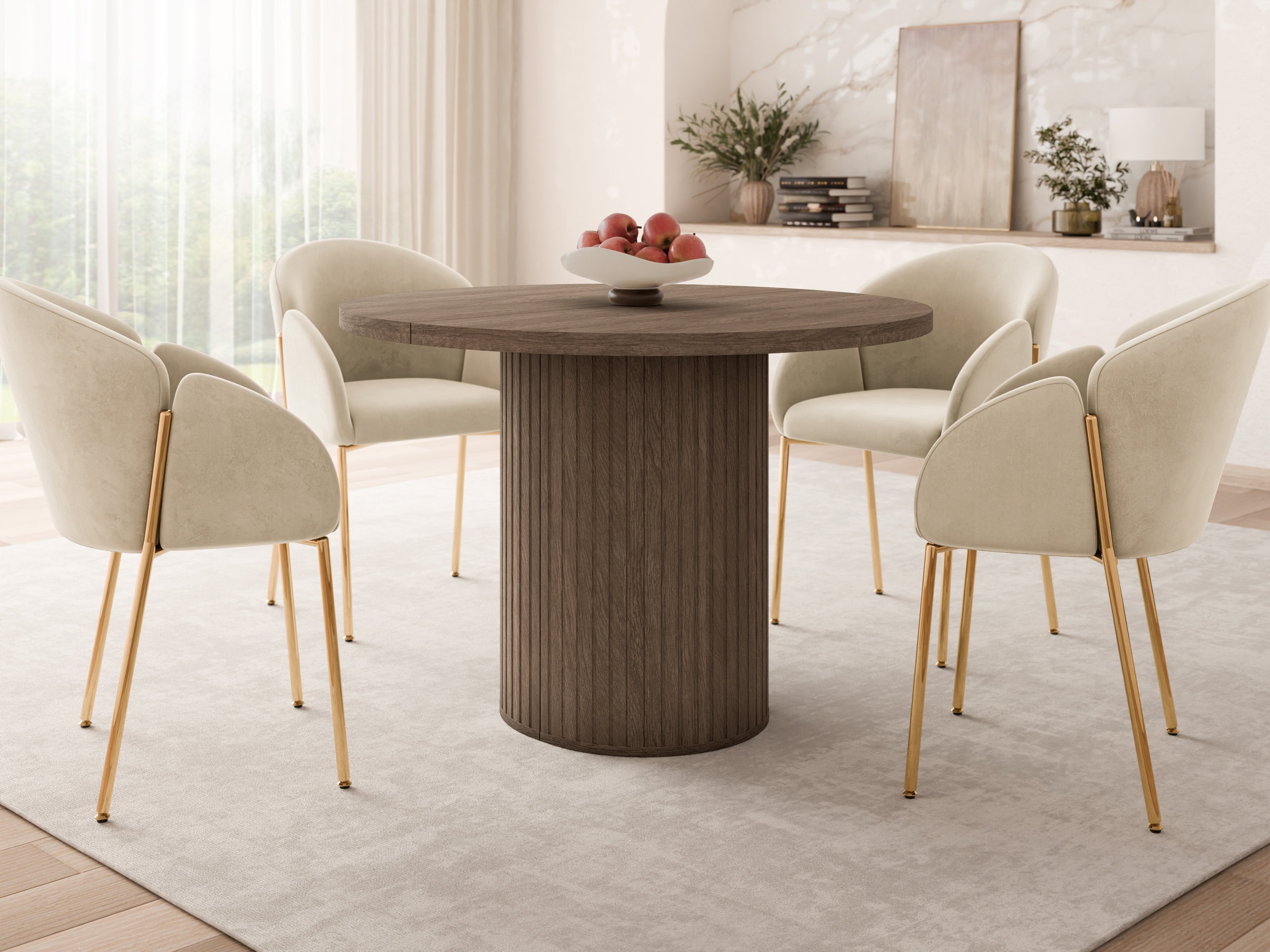 Table Cupedo (Chêne foncé)