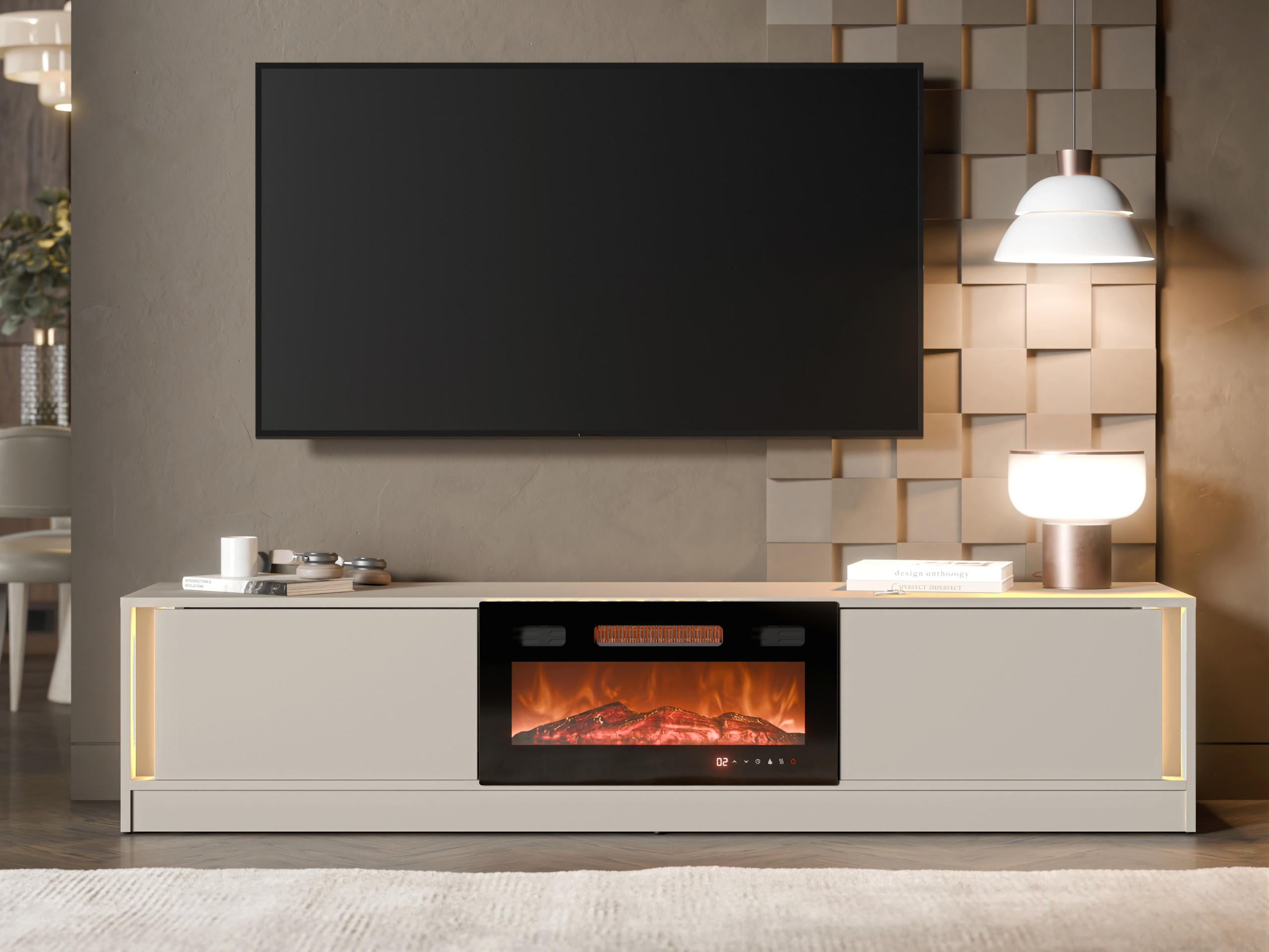 Meuble TV Charlotte 217 (Cachemire)