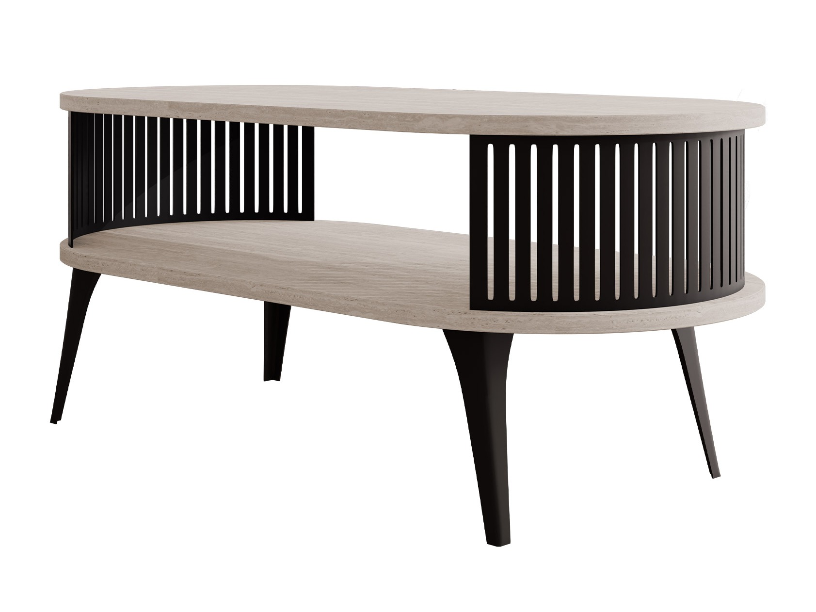 Table basse Vitum III (Travertin clair)