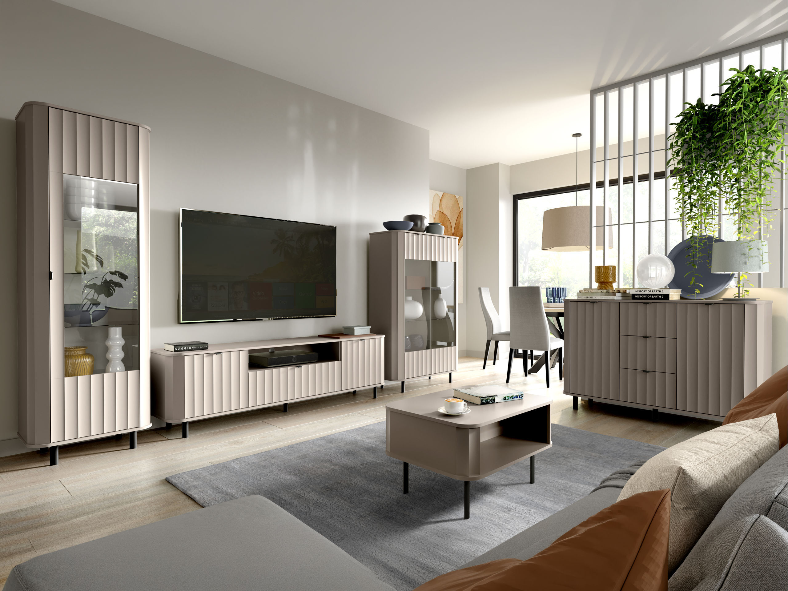 Commode Larala 100 (Beige gris)