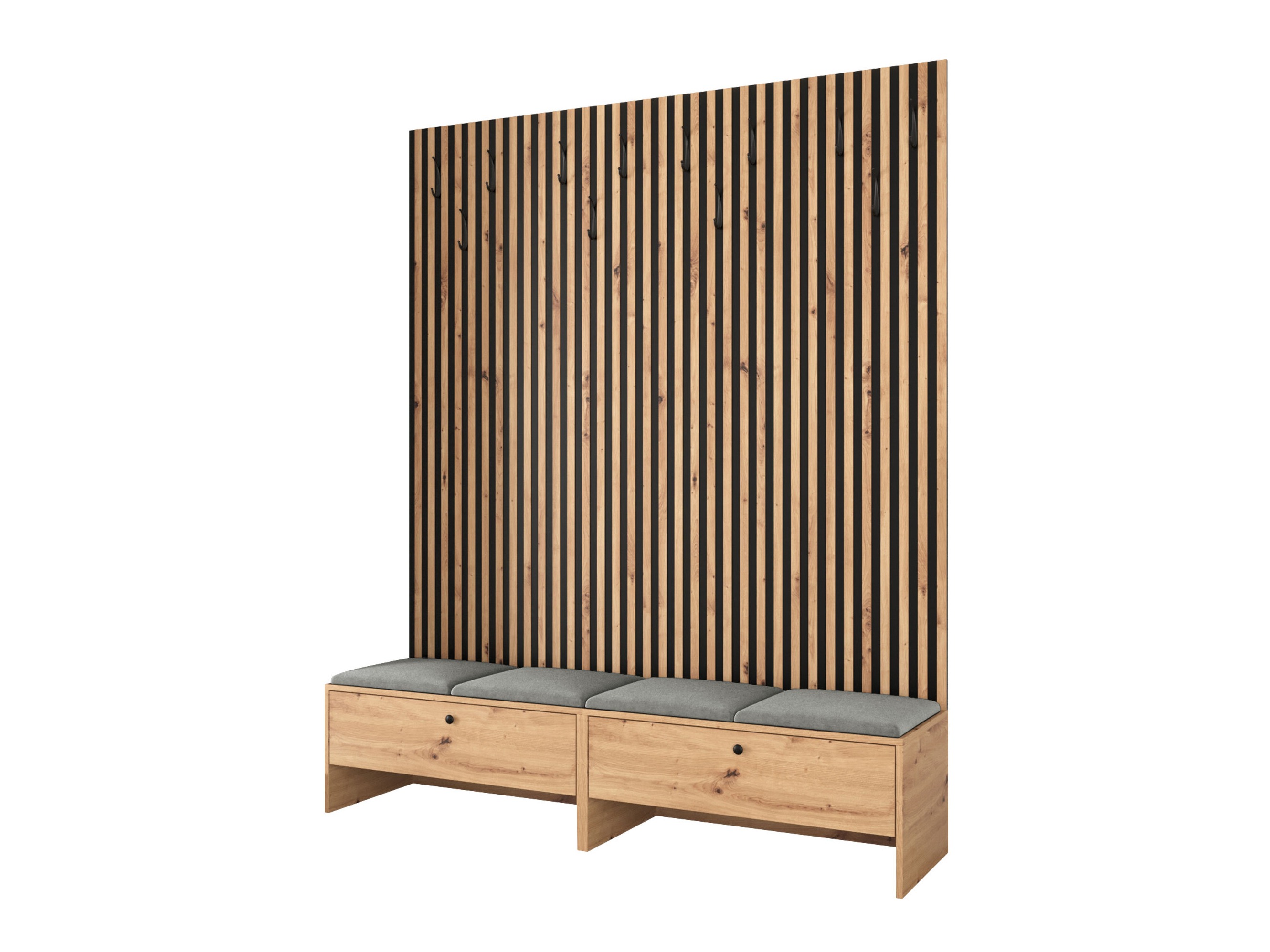 Ensemble de meubles d’entrée Donio V (Chêne Artisan + Polo 894)