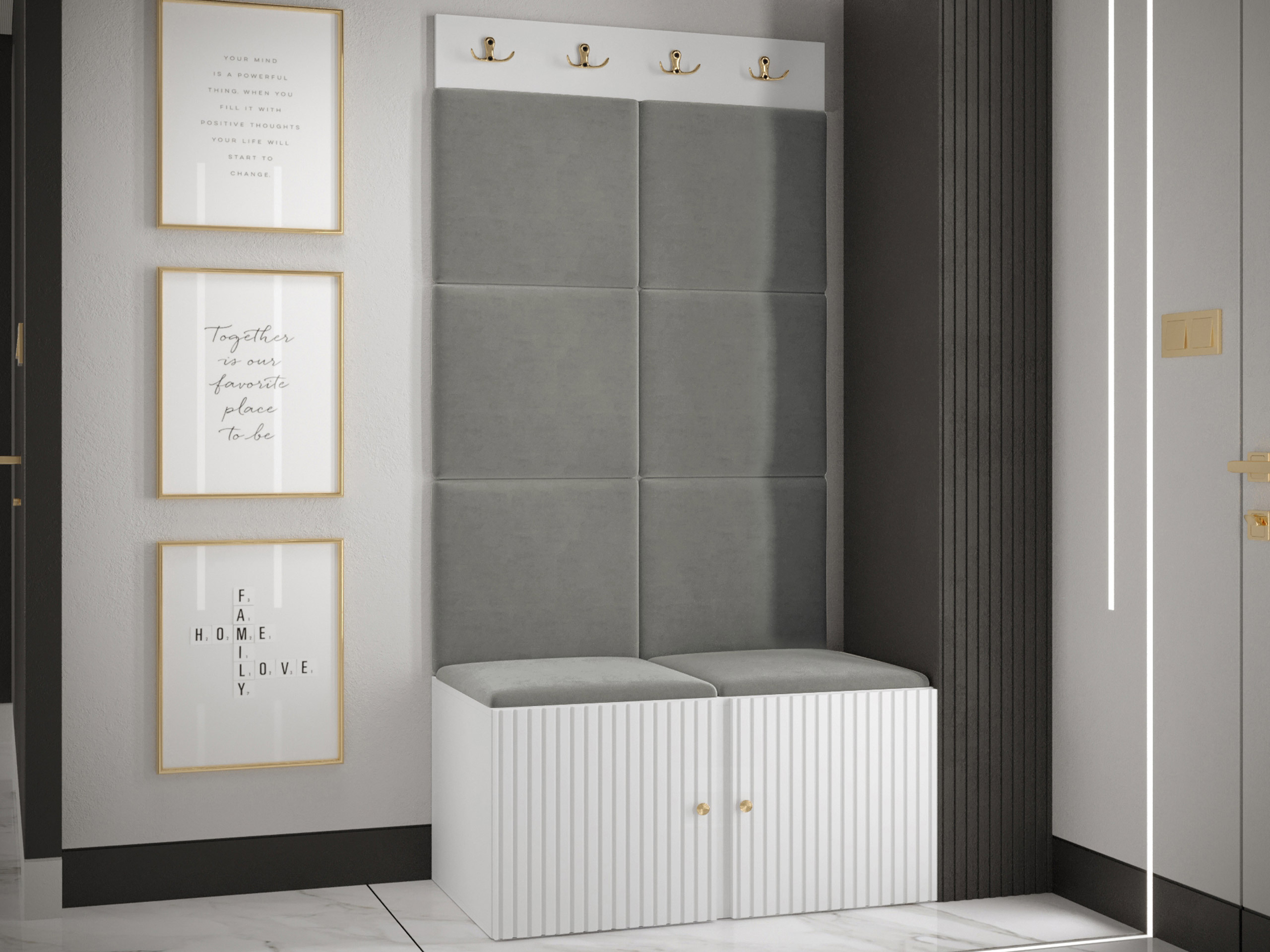 Meuble d'entrée Hartford 383 (Polo 894)