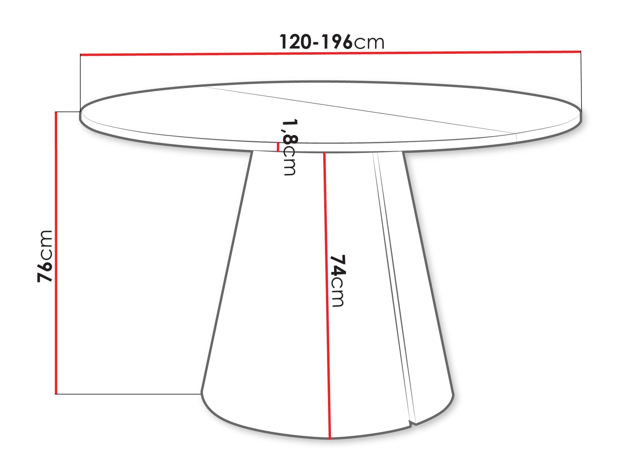 Table Oswego 184