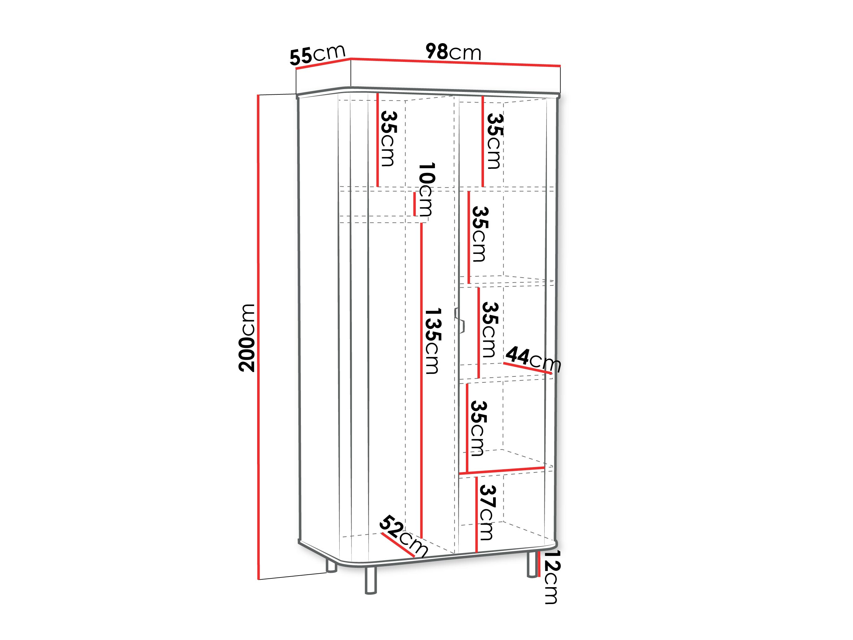 Armoire Larala 108 (Blanc)