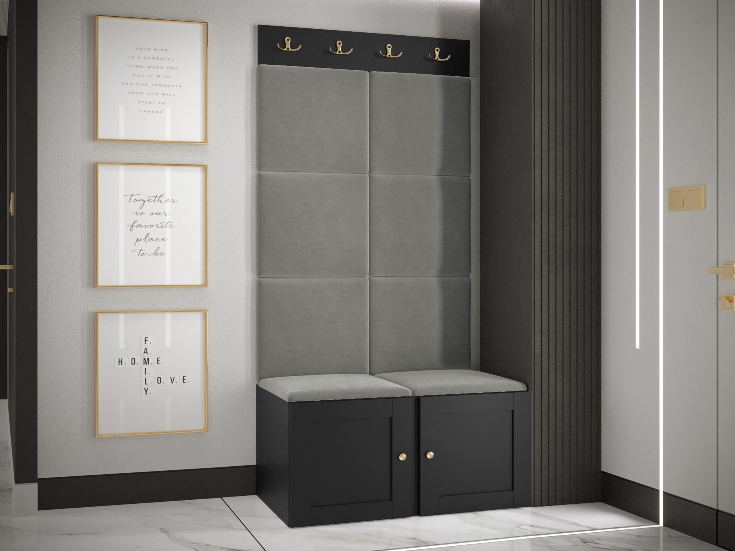 Meuble d'entrée Hartford 375 (Polo 894)