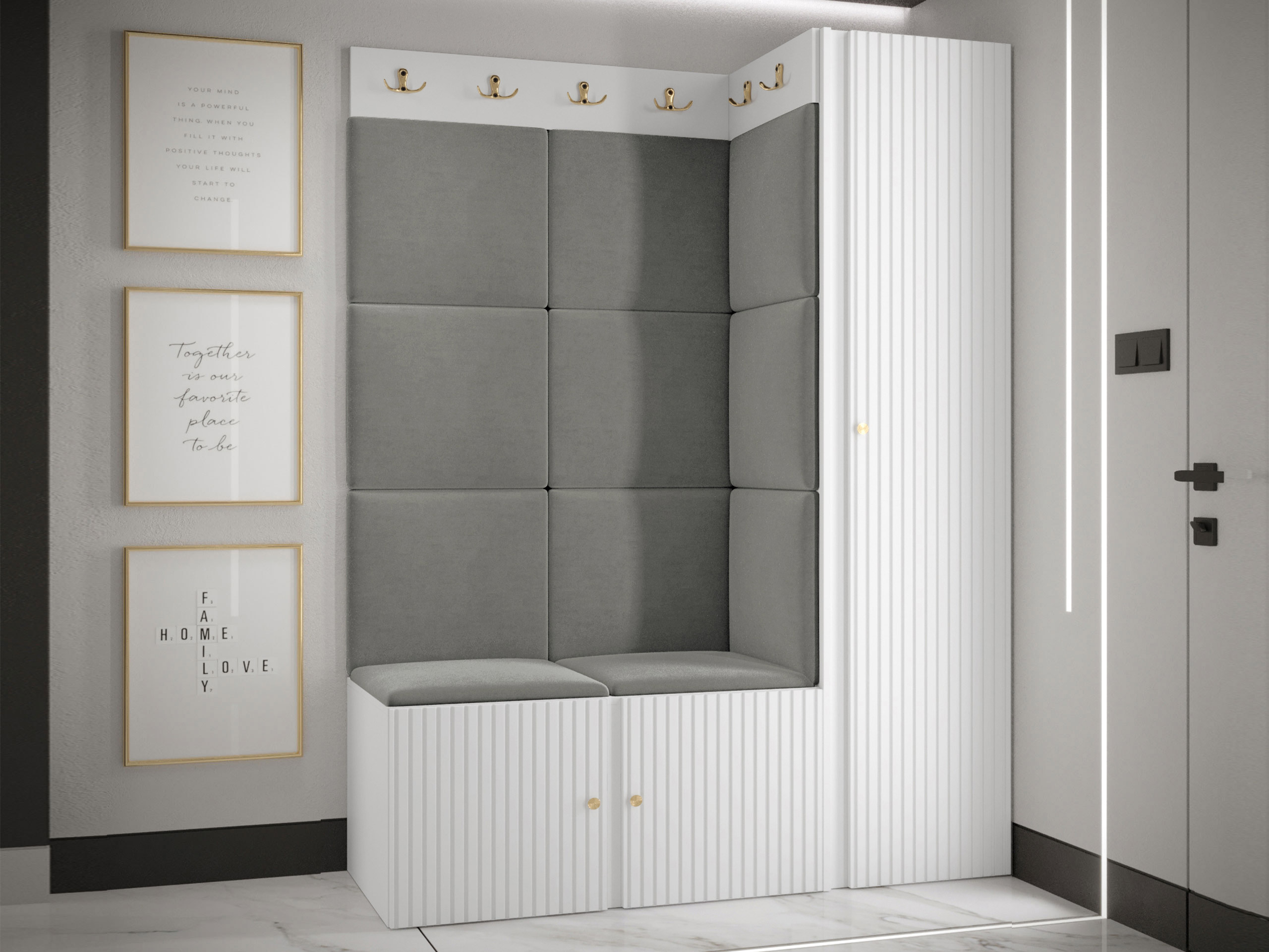 Meuble d'entrée Hartford 385 (Polo 894)