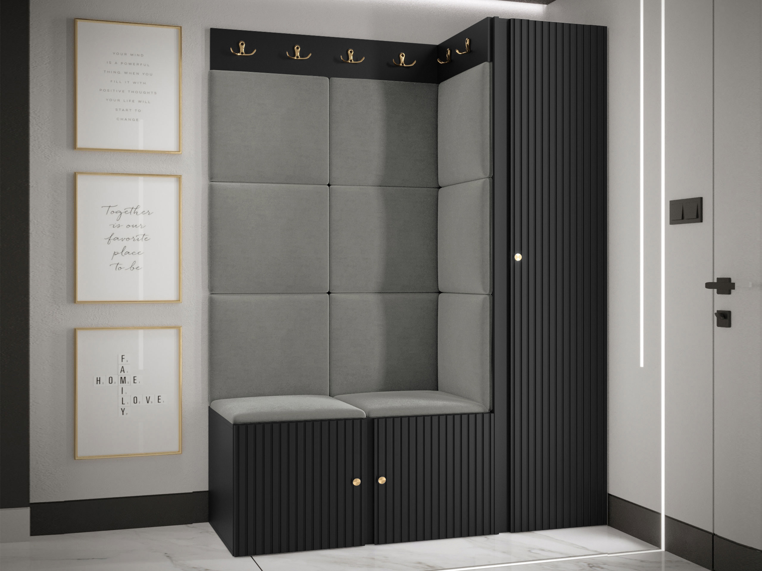 Meuble d'entrée Hartford 385 (Polo 894)