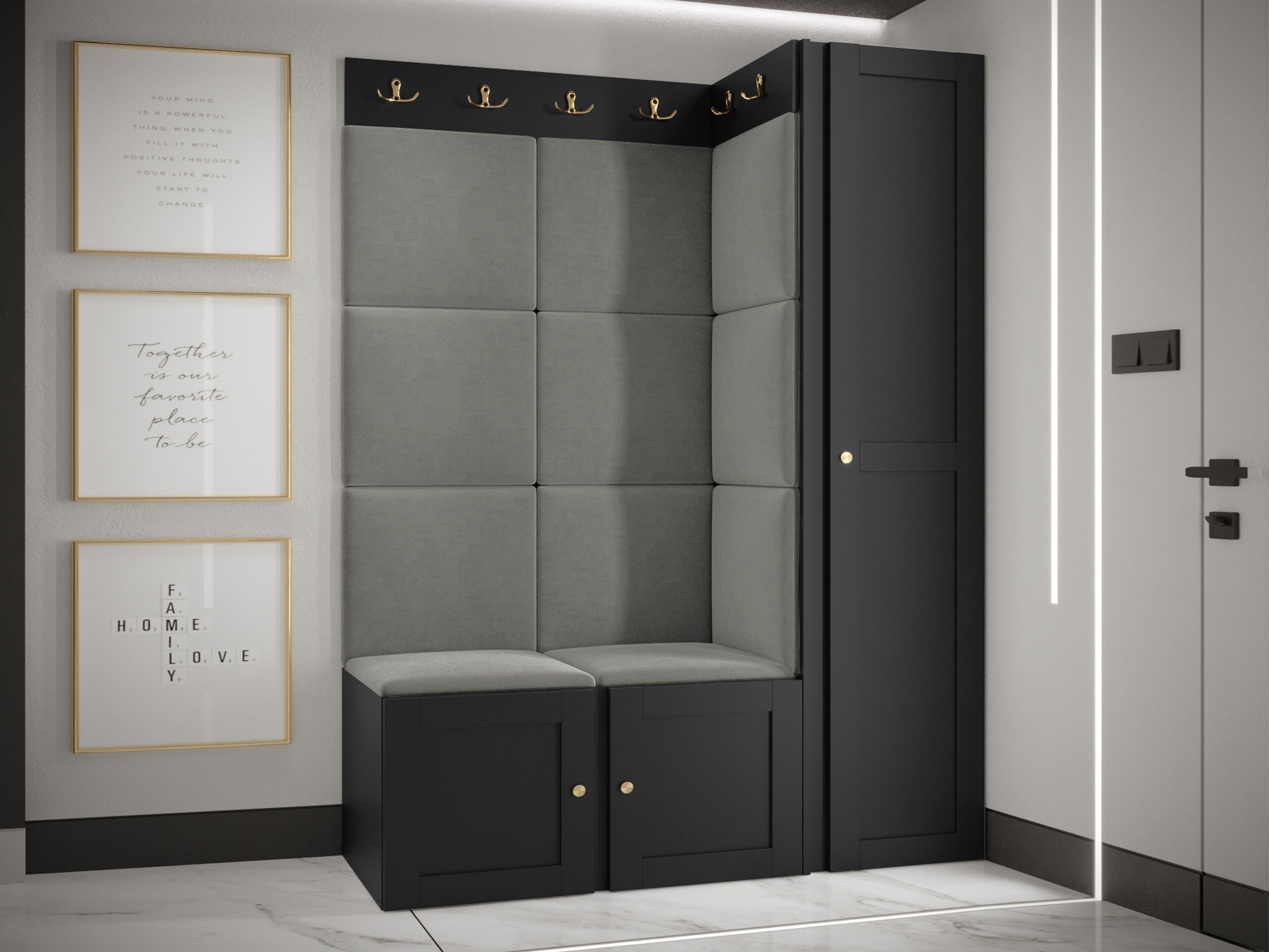 Meuble d'entrée Hartford 377 (Polo 894)