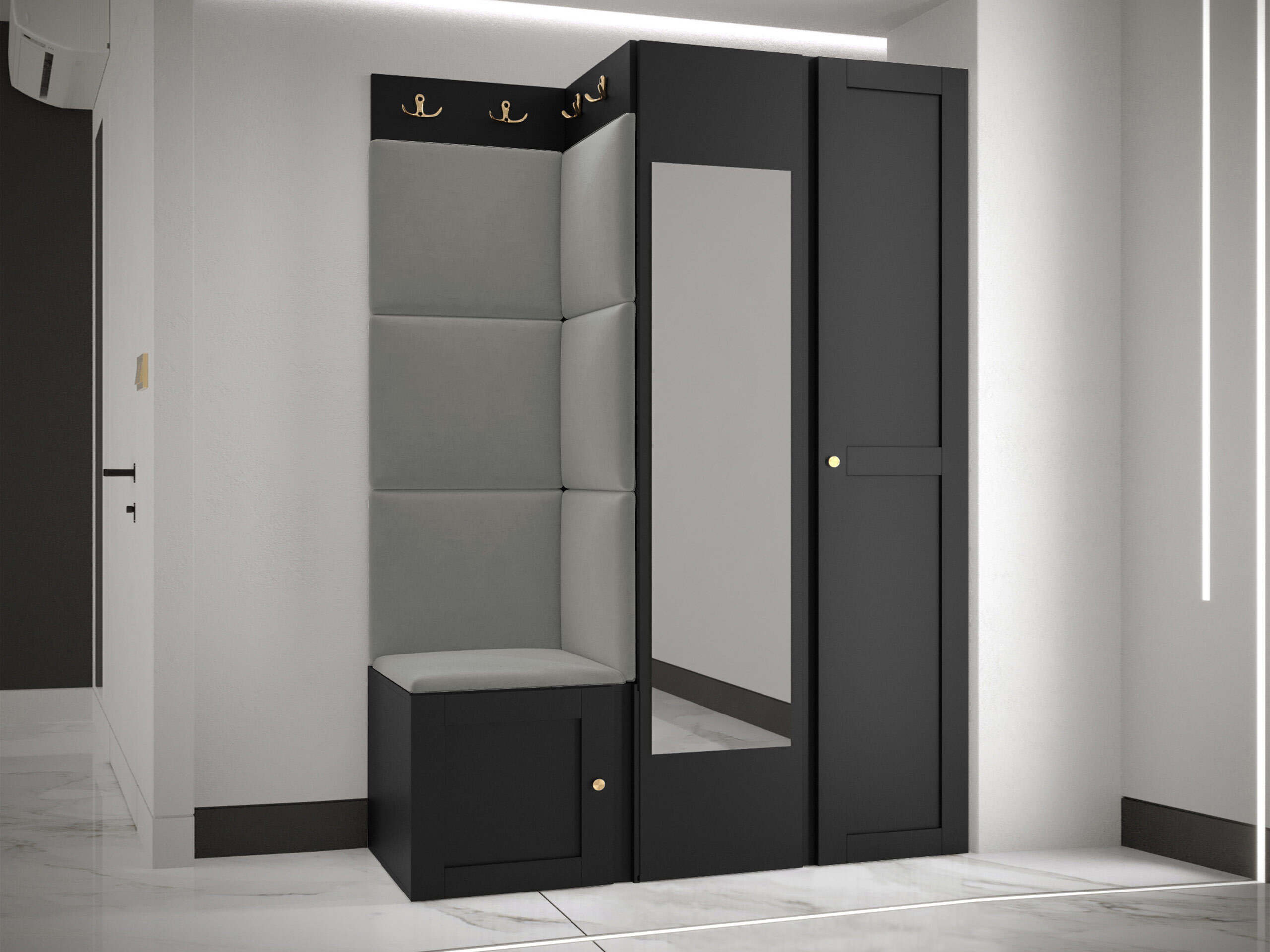Meuble d'entrée Hartford 380 (Polo 894)