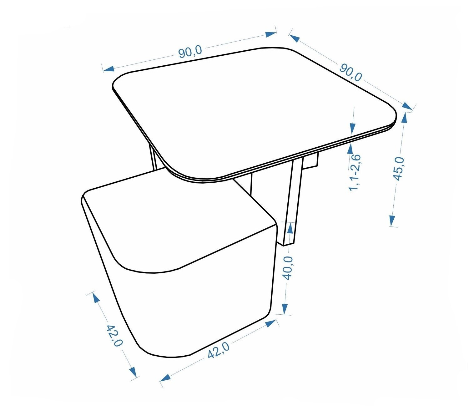 Table basse Houston 2220
