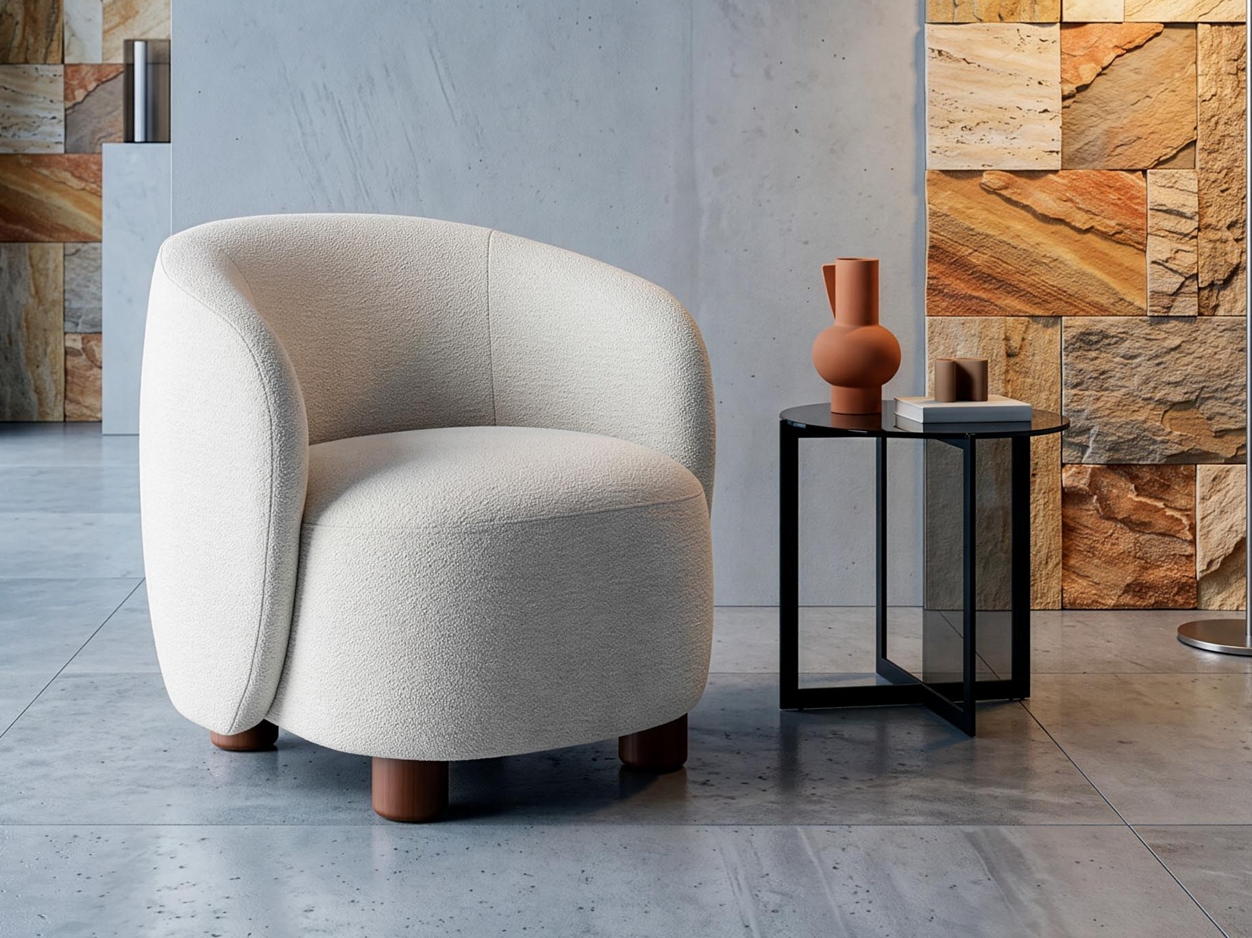 Fauteuil Houston 2092 (Crème)