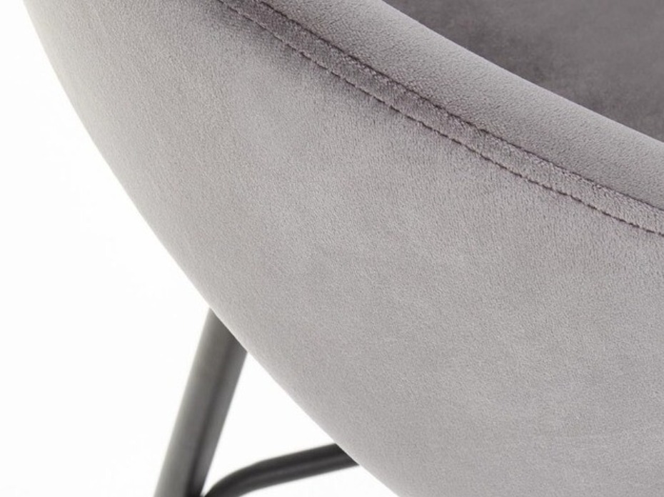 Chaise de bar mi-hauteur Houston 881 (Gris + Noir)