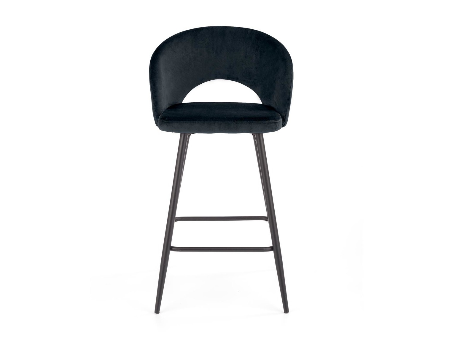 Chaise de bar mi-hauteur Houston 881 (Noir)