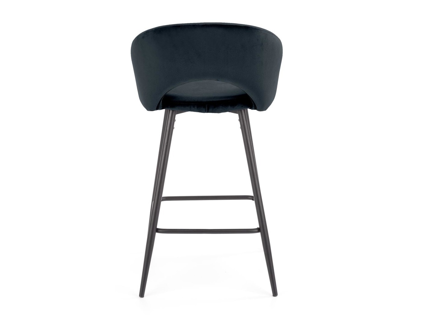 Chaise de bar mi-hauteur Houston 881 (Noir)