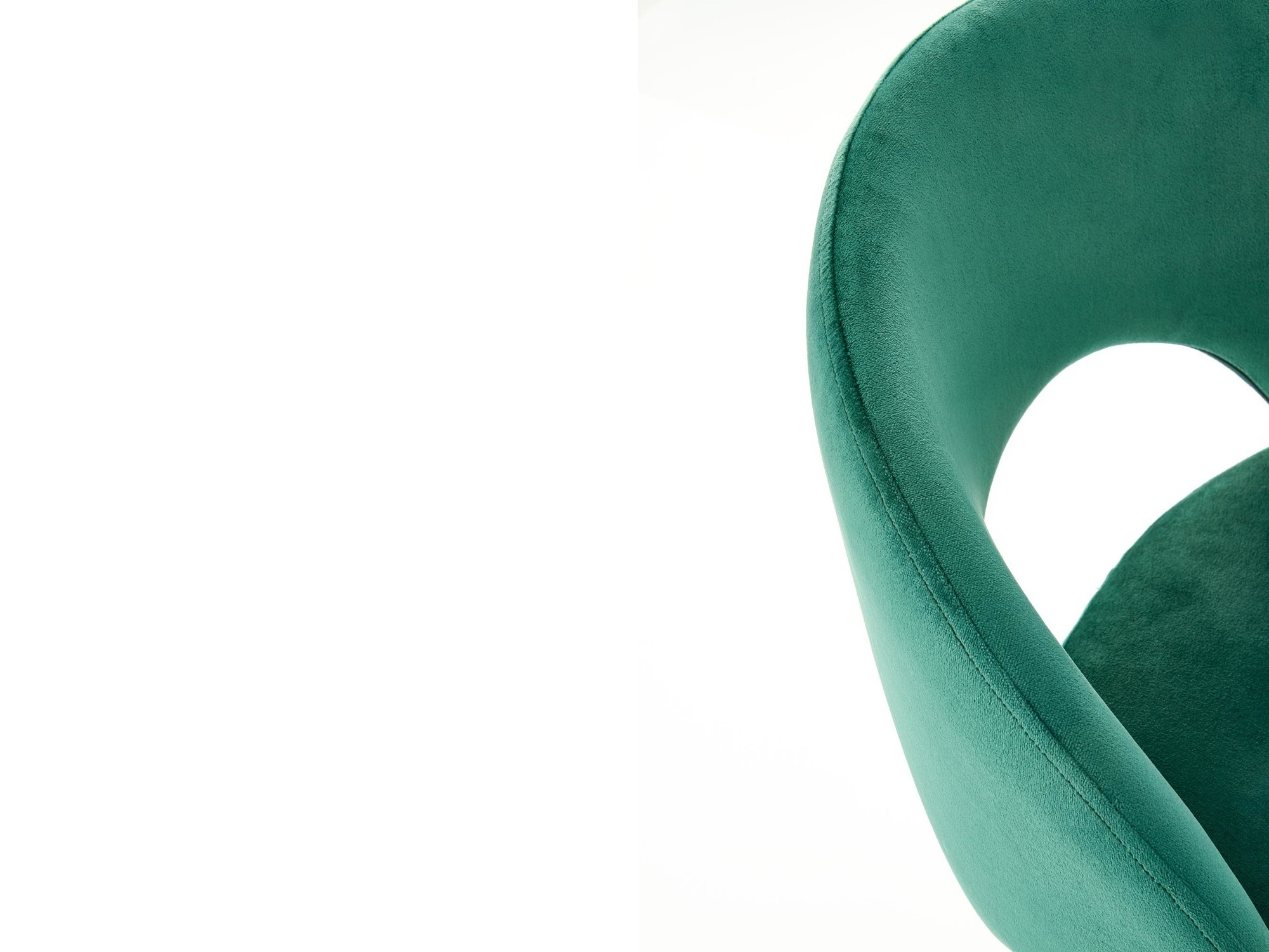 Chaise de bar mi-hauteur Houston 881 (Vert foncé + Noir)