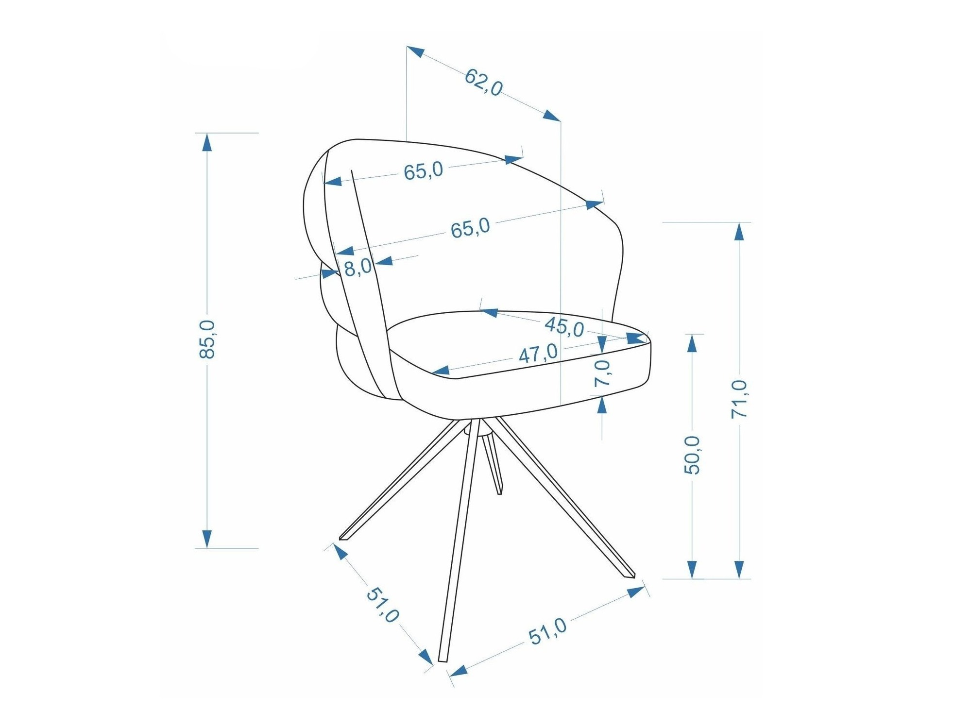 Chaise Houston 2224 (Amicasa 09)