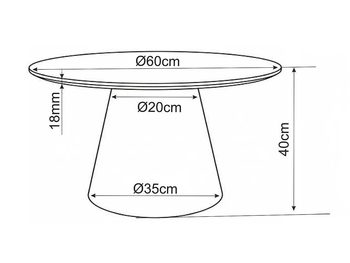Table basse Detroit 1066 (Chêne)